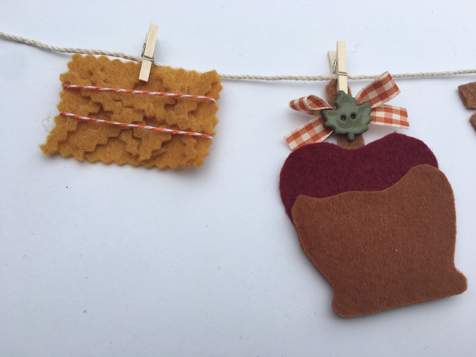 Fall Farm Banner Autumn Garland Bunting Clothesline Decoration