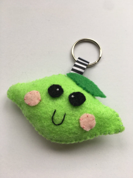 Felt Fruit Keychain: the Happy Lime