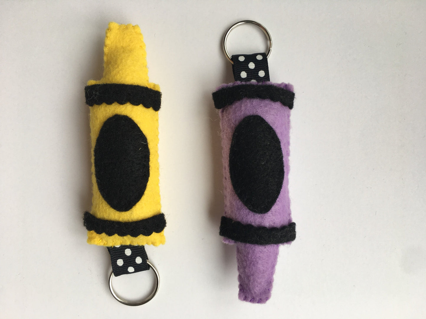 Crayon Felt Keychain Backpack Keychain Backpack Accessories Keychains for Kids Large Keychains