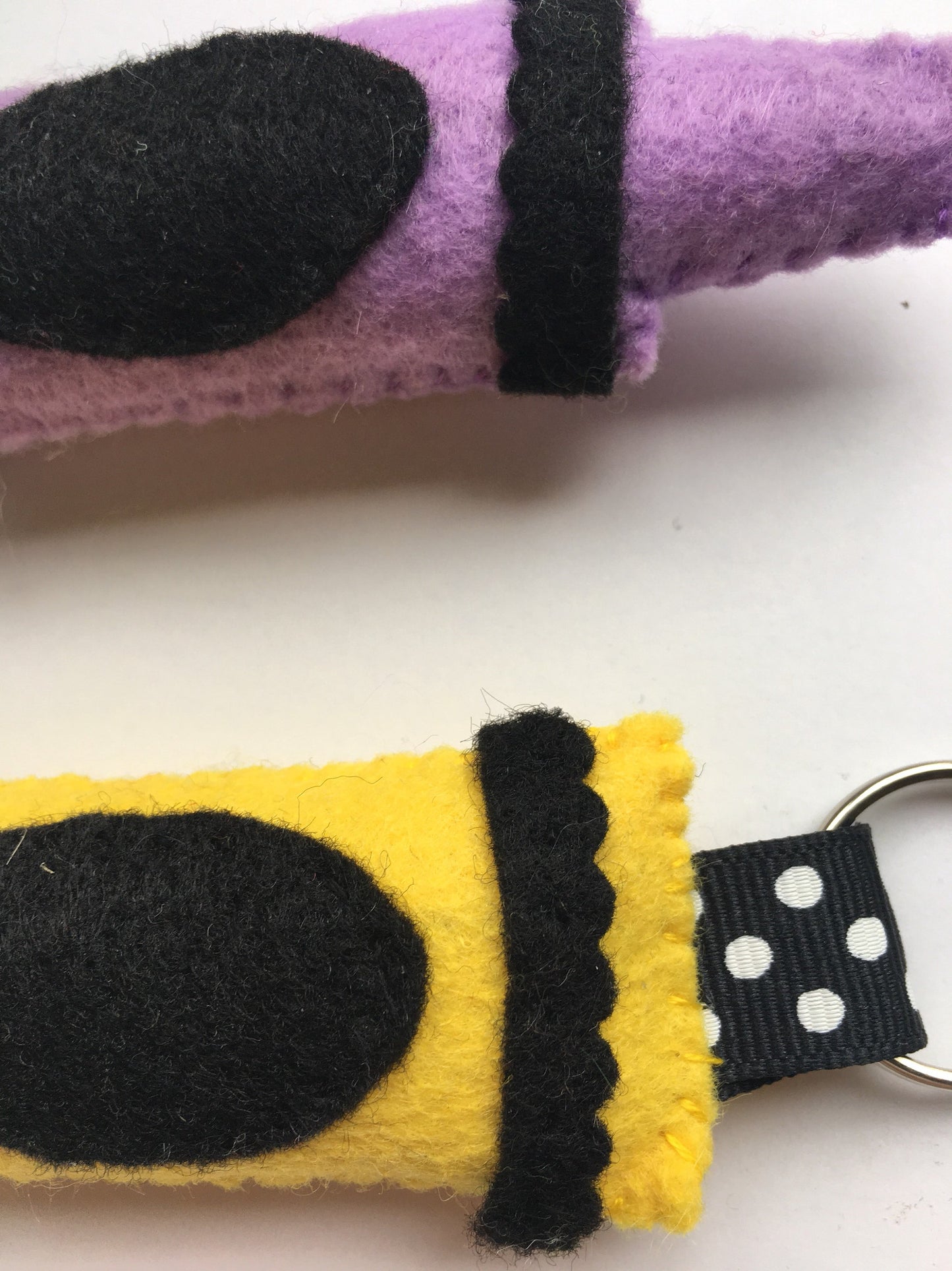 Crayon Felt Keychain Backpack Keychain Backpack Accessories Keychains for Kids Large Keychains