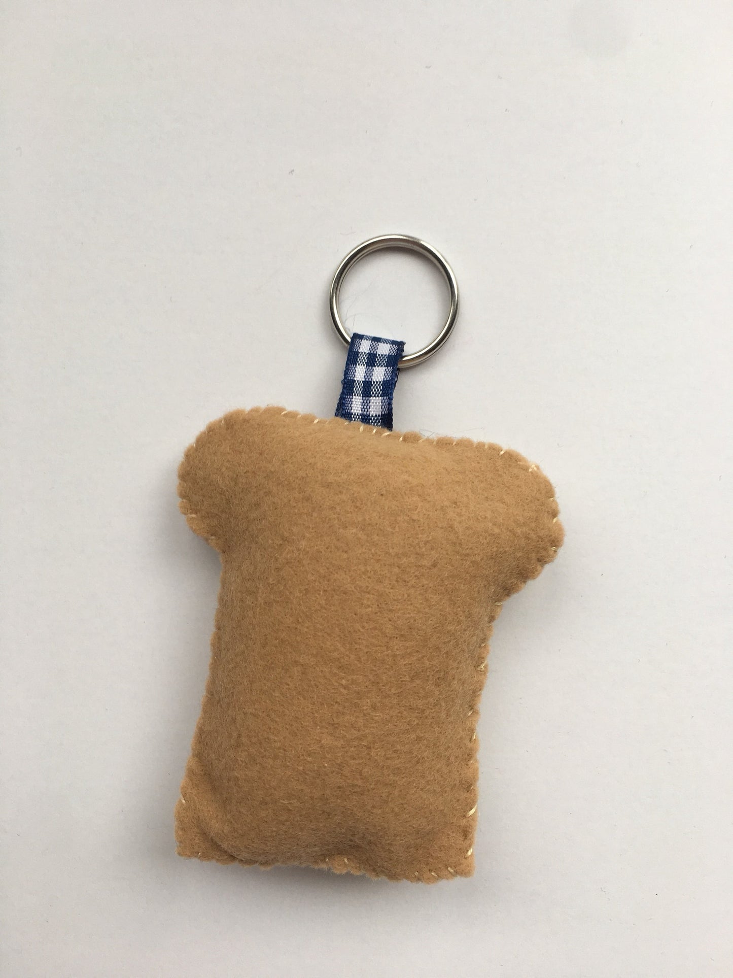 Happy Slice of Bread/Toast Keychain