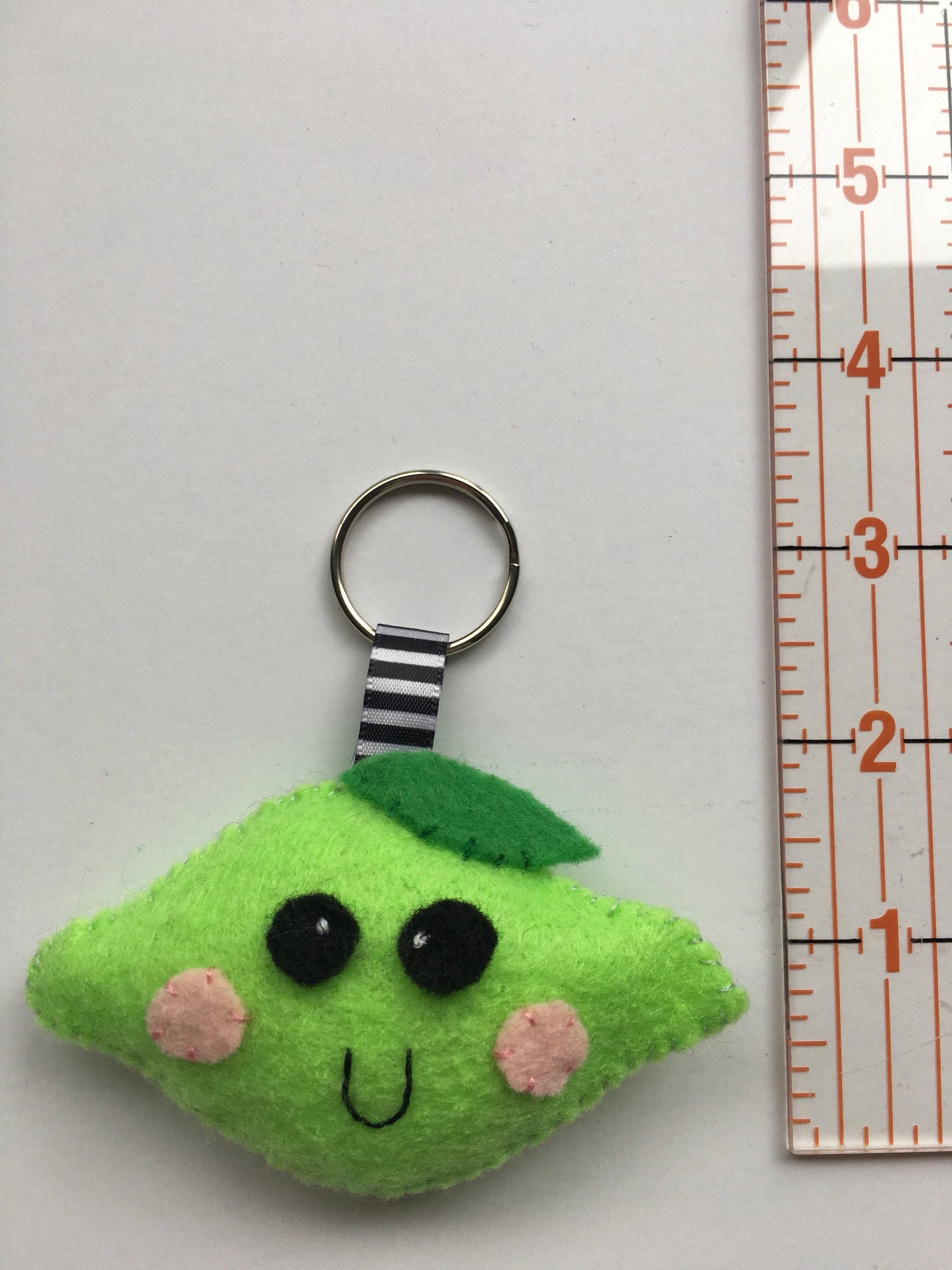 Felt Fruit Keychain: the Happy Lime
