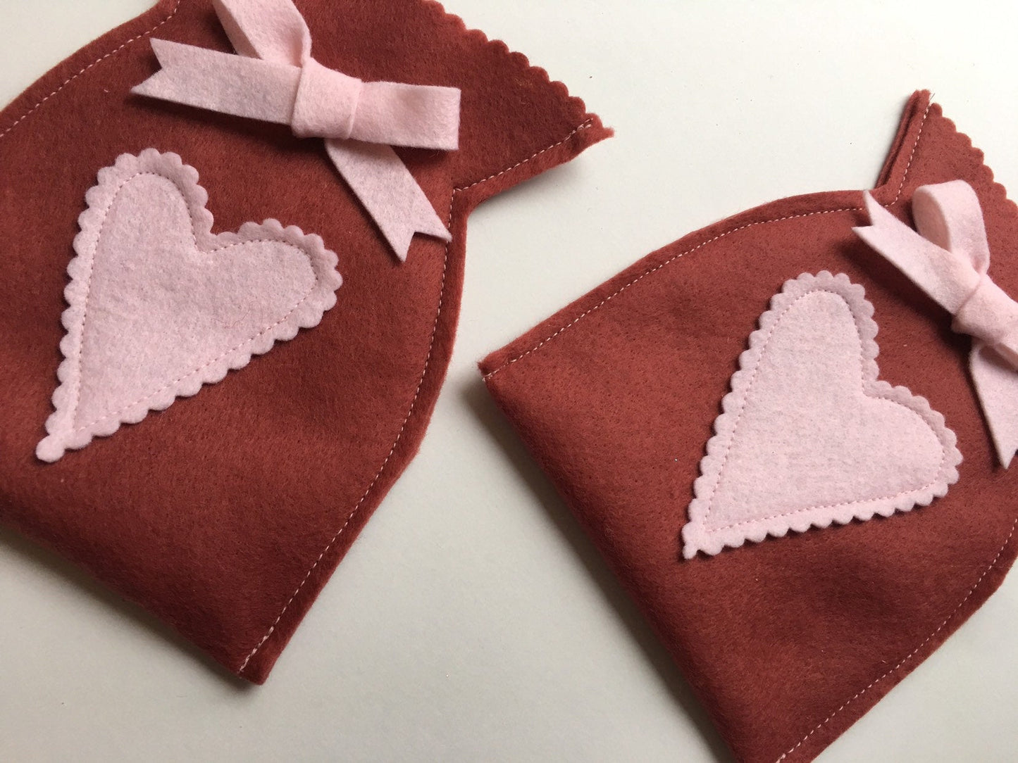 Valentine's Day Felt Pouch, Gift Bag, Candy Bag, Decorative Bowl Filler