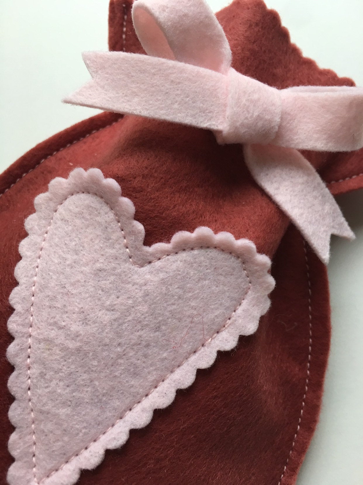 Valentine's Day Felt Pouch, Gift Bag, Candy Bag, Decorative Bowl Filler