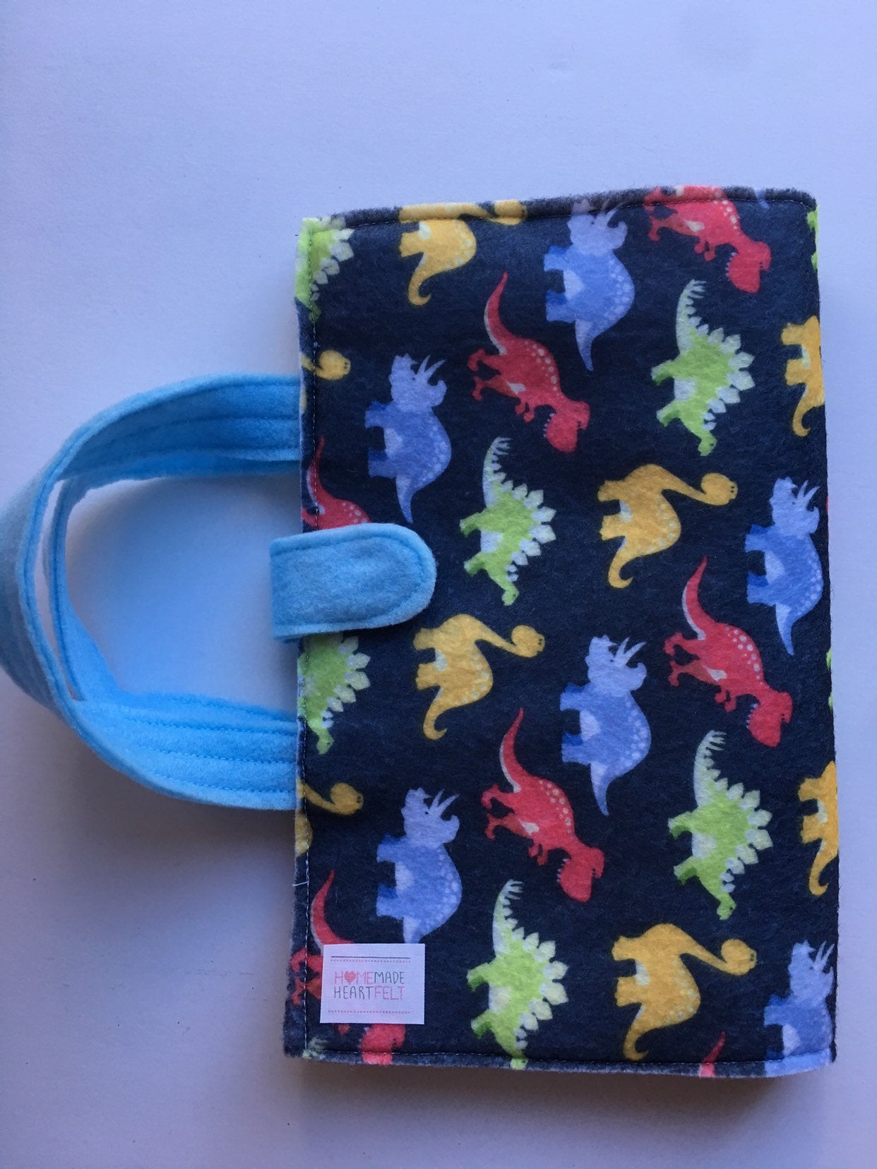 Travel Dinosaur Miniature Felt Playmat with Rubber Dino Toys