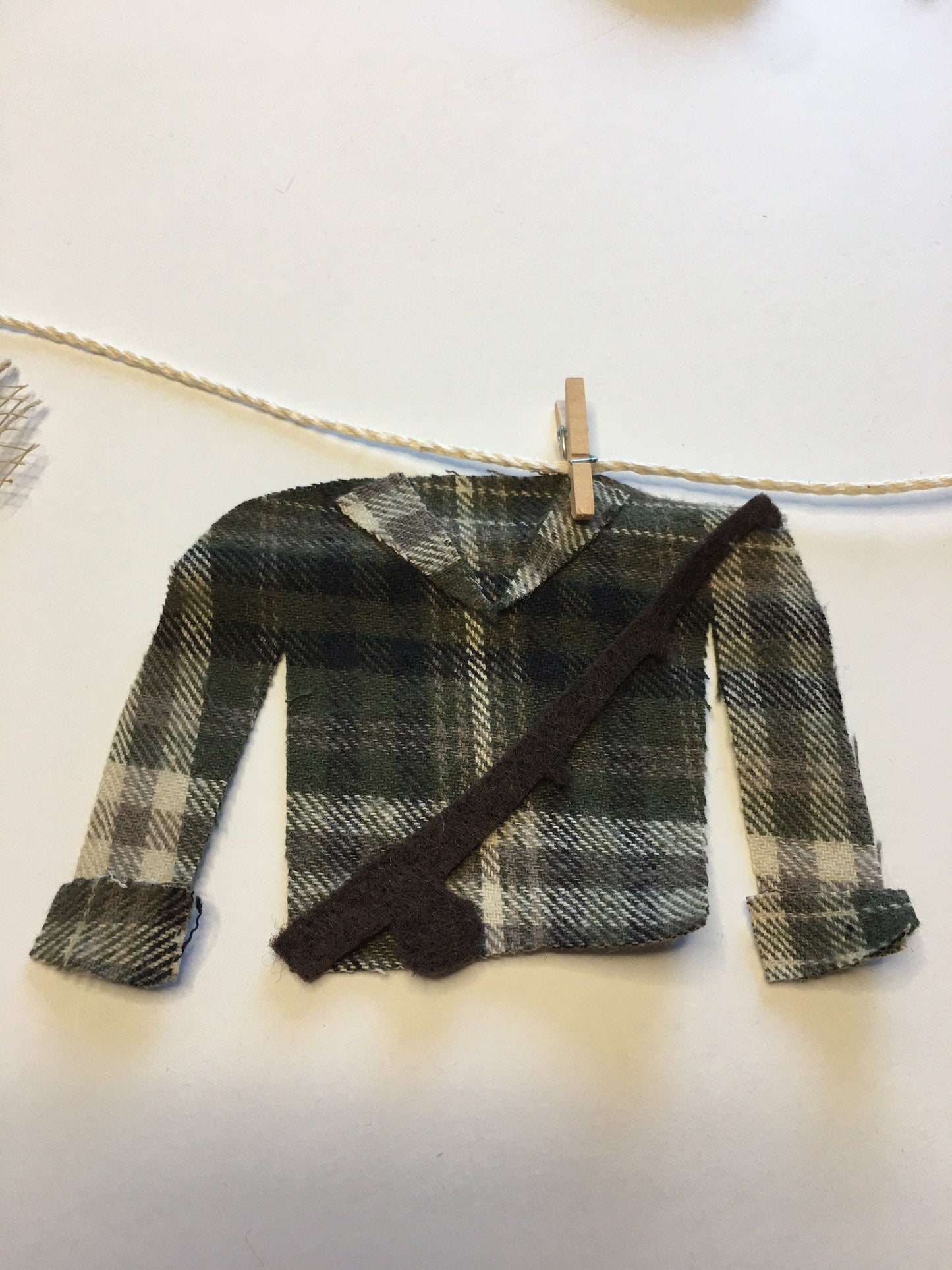 Fishing Dad Miniature Felt Clothesline Banner Garland Bunting Wall Hanging Decoration for Father’s Day