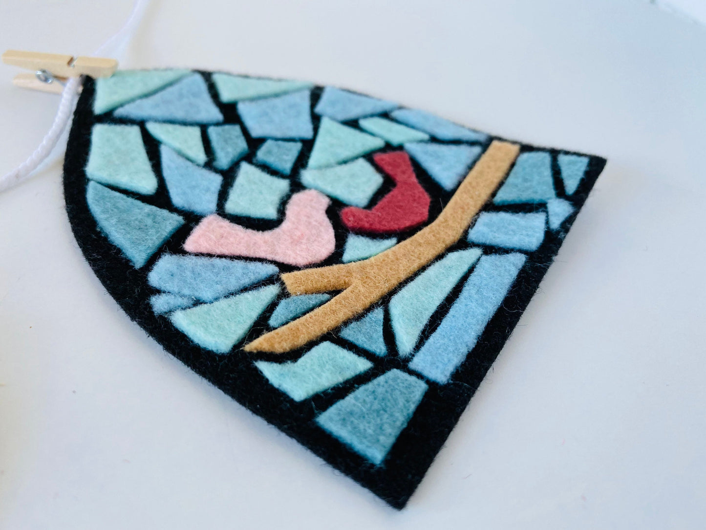 Saint Valentine Miniature Clothesline Banner Bunting Garland Wall Hanging for Decoration