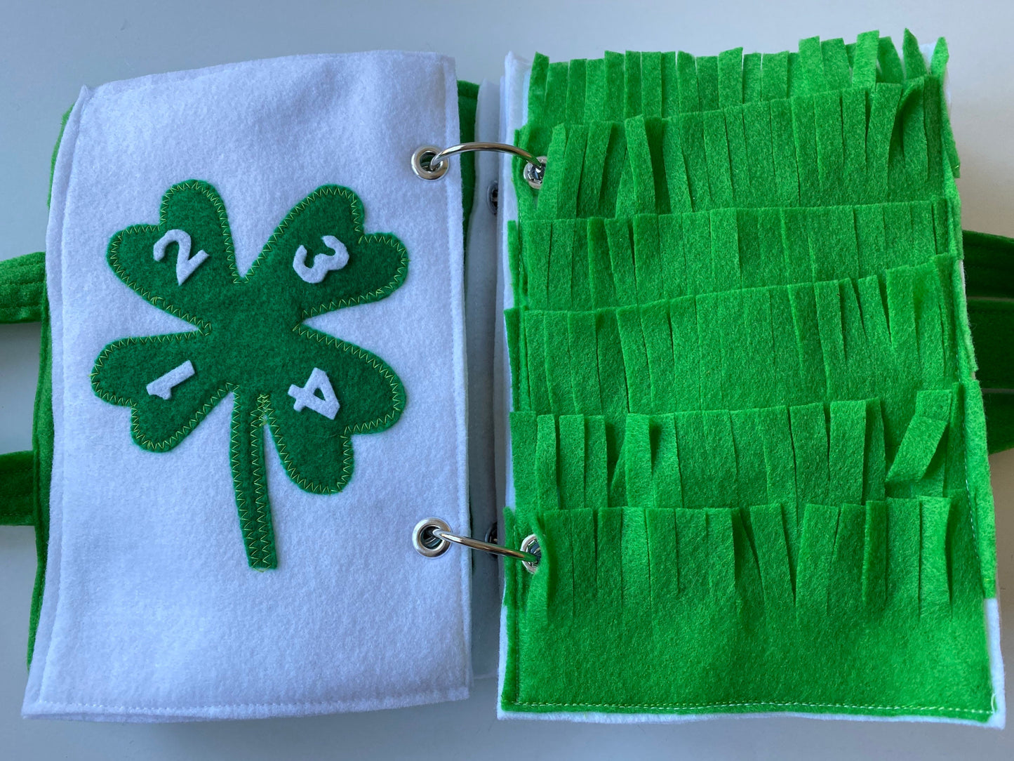 My Lucky Mini Quiet Book Felt St. Patrick’s Day Busy Book for Children