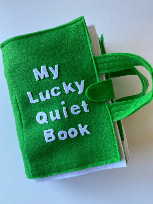 My Lucky Mini Quiet Book Felt St. Patrick’s Day Busy Book for Children