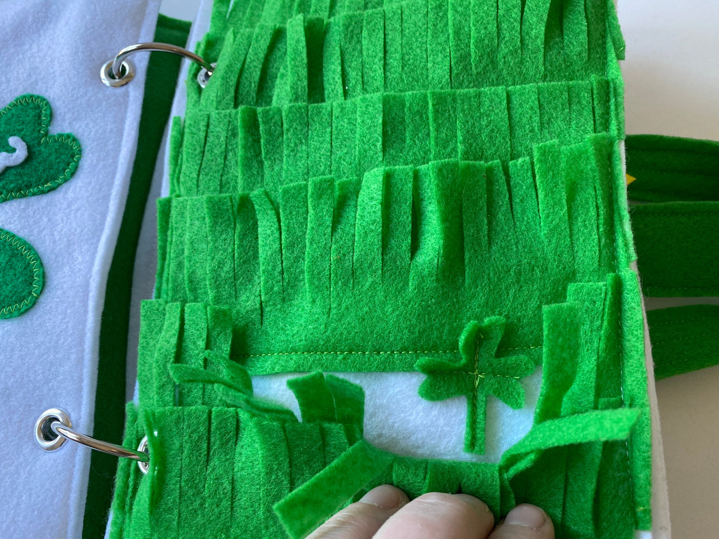 My Lucky Mini Quiet Book Felt St. Patrick’s Day Busy Book for Children