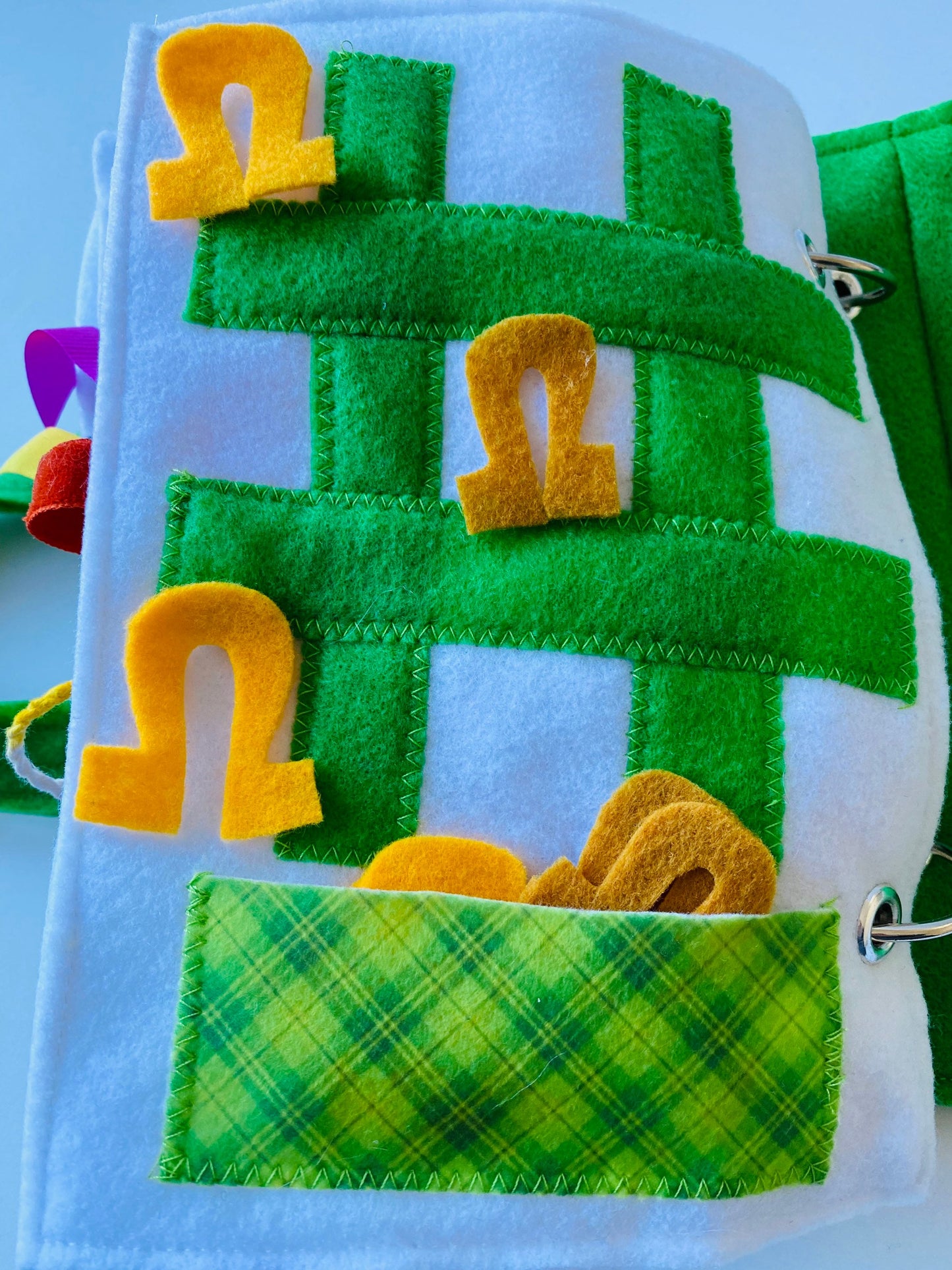 My Lucky Mini Quiet Book Felt St. Patrick’s Day Busy Book for Children