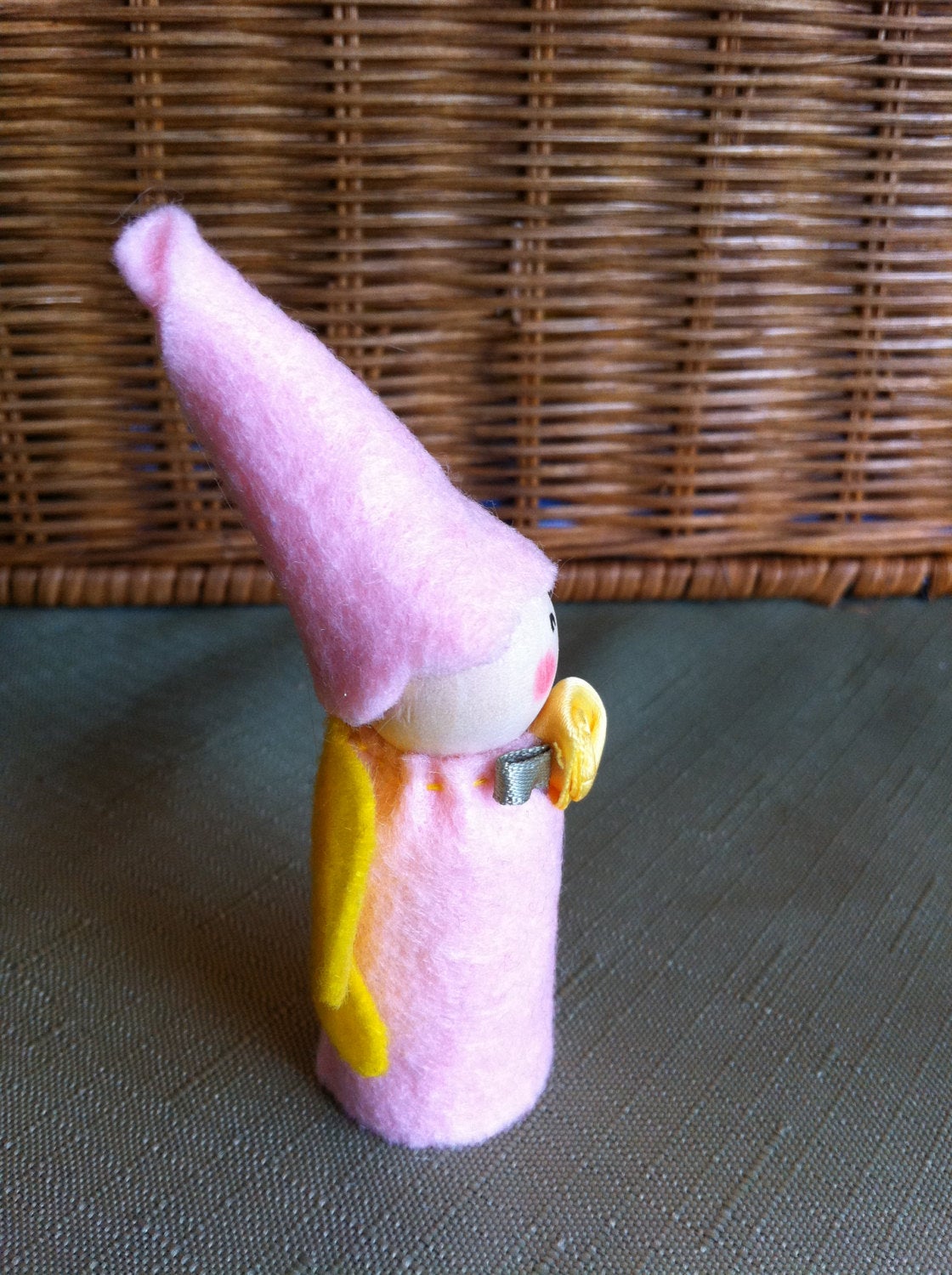 Felt Fairy Peg Doll with Teepee