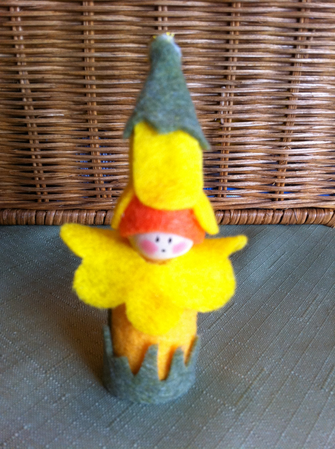 Felt Fairy Peg Doll with Teepee
