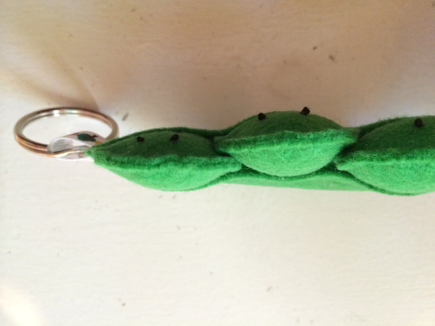 Three Peas in a Pod Keychain