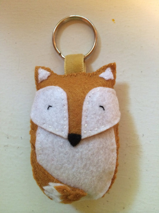 Felt Fox Keychain