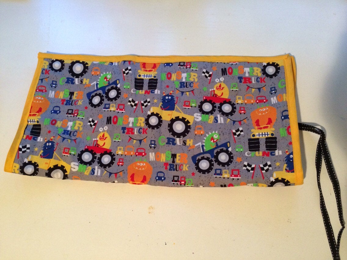 Construction Truck Playmat with Cones and Trucks