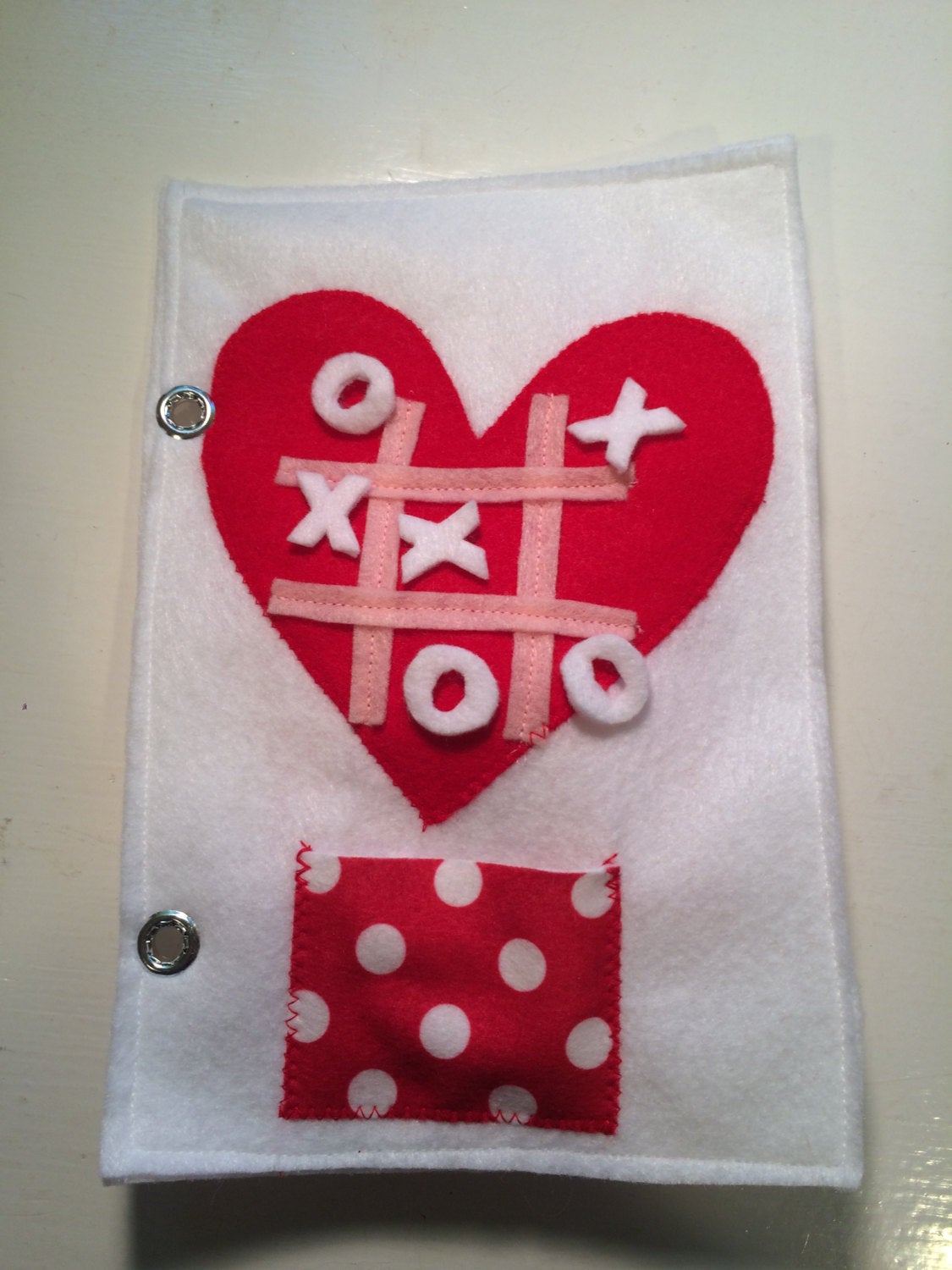Valentine Quiet Book Felt Busy Book