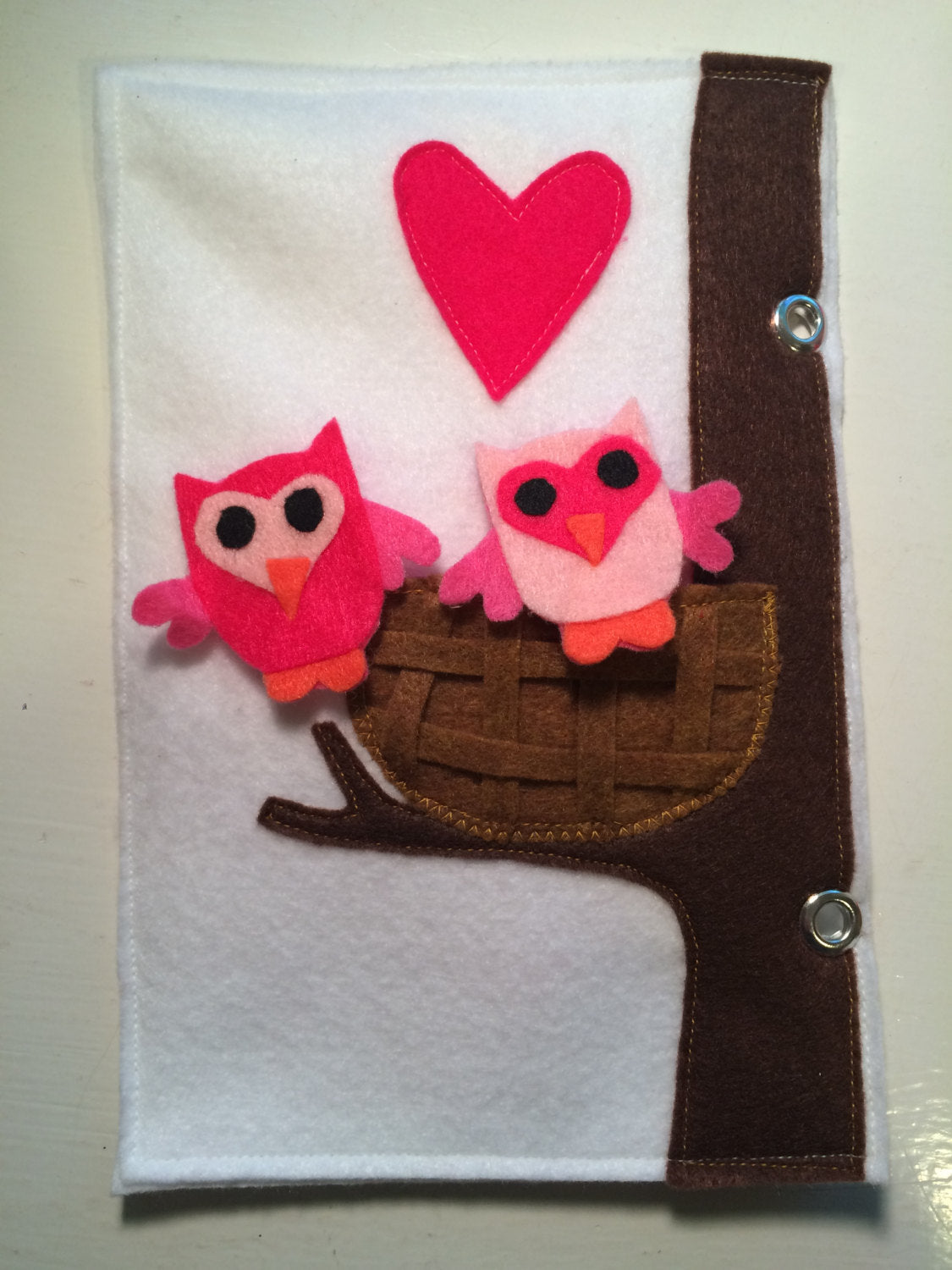 Valentine Quiet Book Felt Busy Book