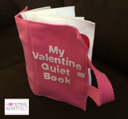 Valentine Quiet Book Felt Busy Book