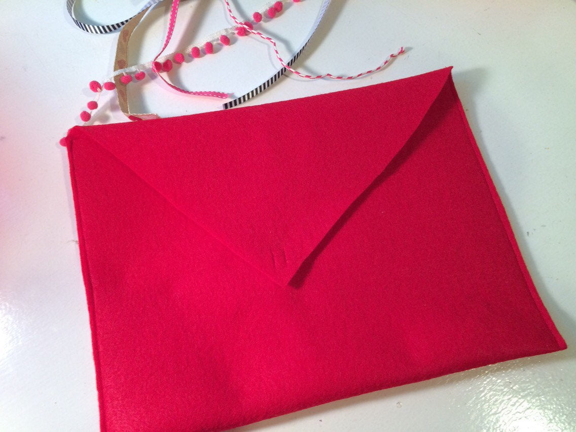Giant Felt Valentines Envelope