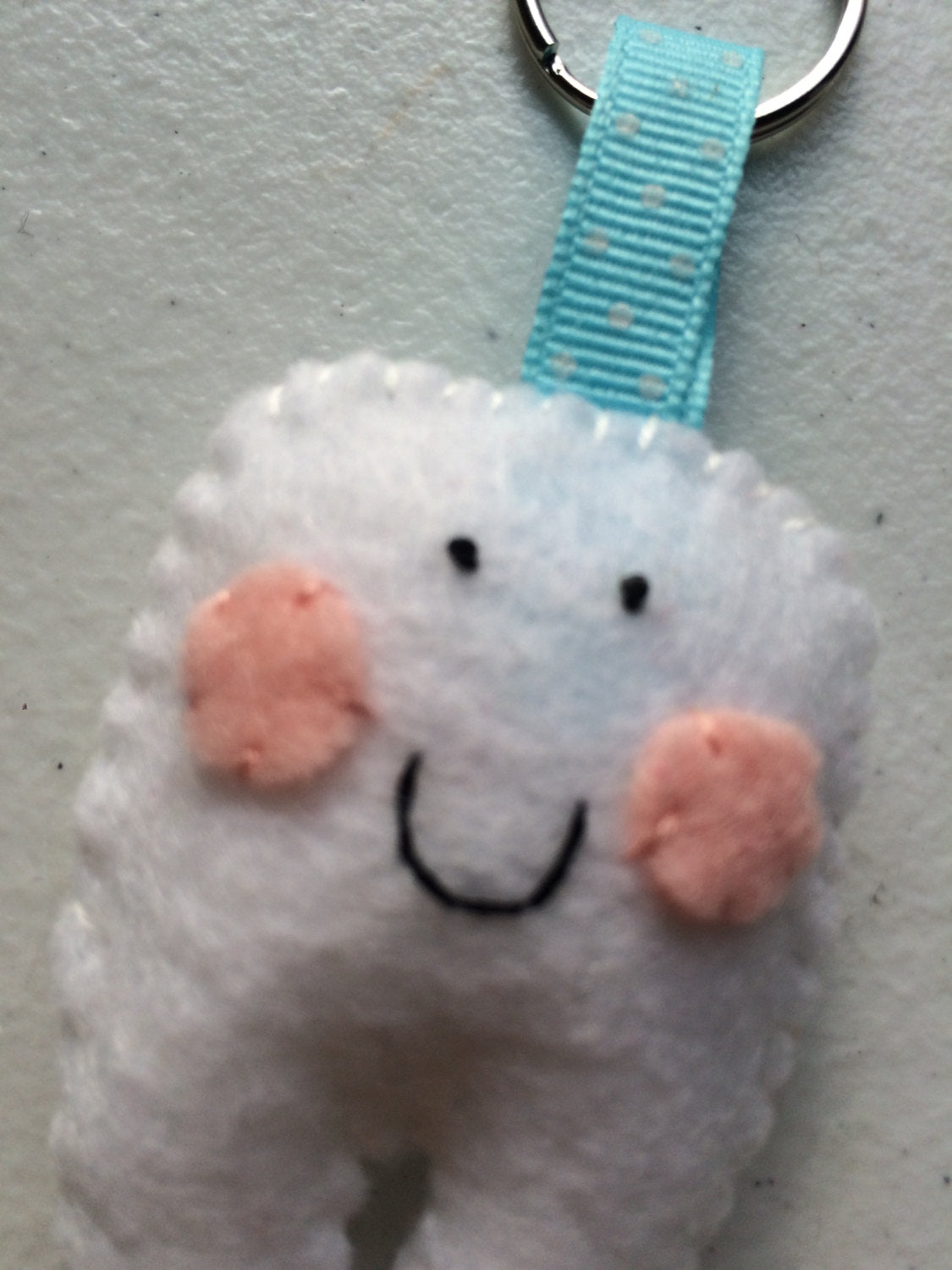 Tooth Felt Keychain