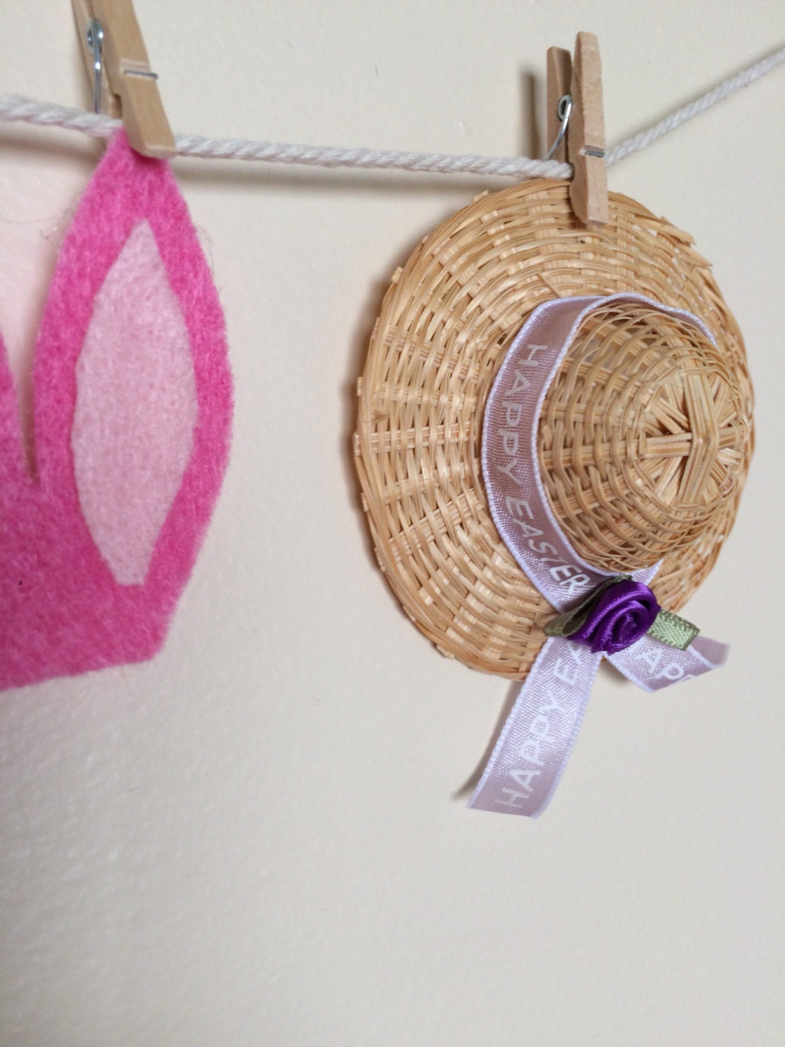 Miniature Easter Felt Clothesline