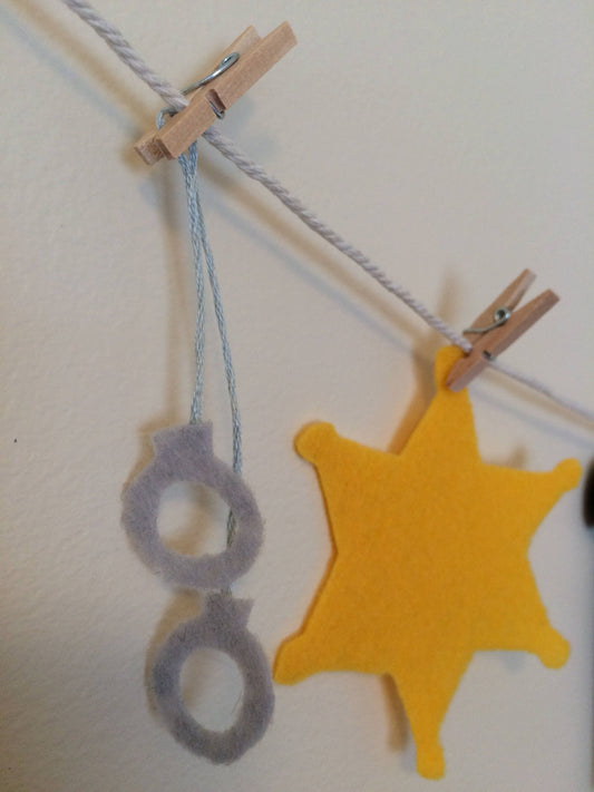 Policeman Clothesline Police Home Decor