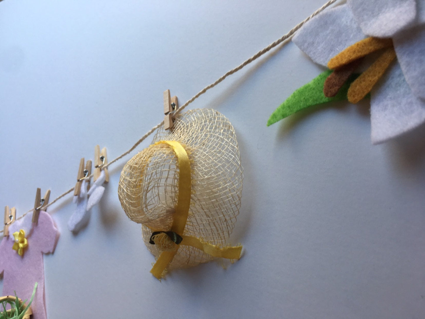 Easter Sunday Best Clothesline Banner Garland Bunting Wall Hanging Easter Decoration