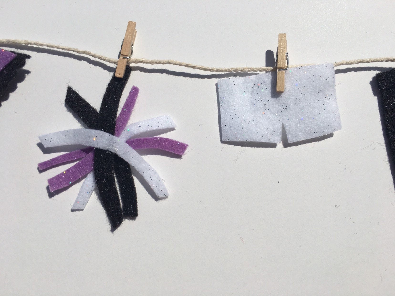 Felt Miniature Cheerleader's Clothesline Cheerleading Banner Bunting Garland Wall Hanging