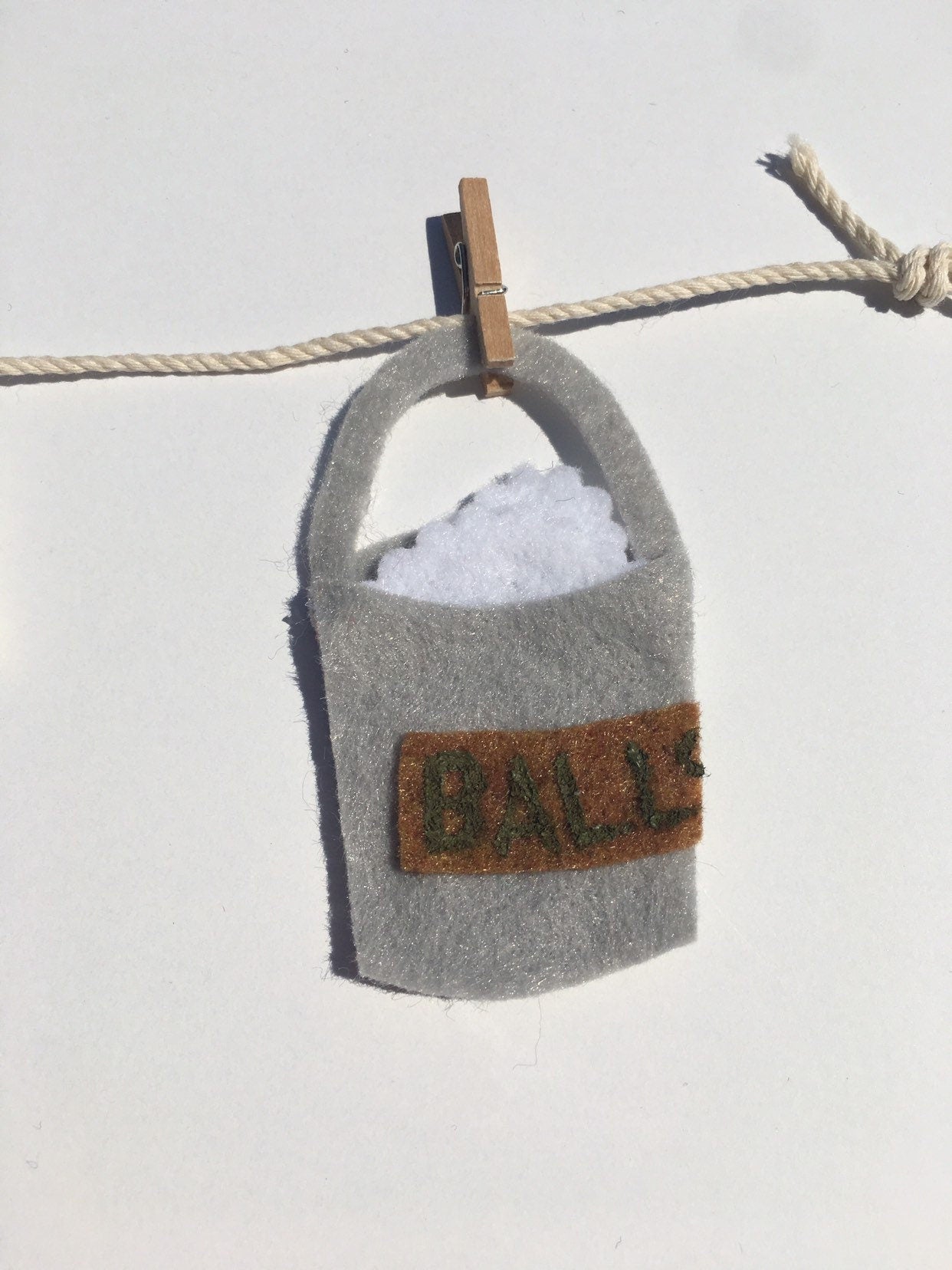 Miniature Felt Golfer's Clothesline Decoration Wall Hanging Banner Bunting Garland