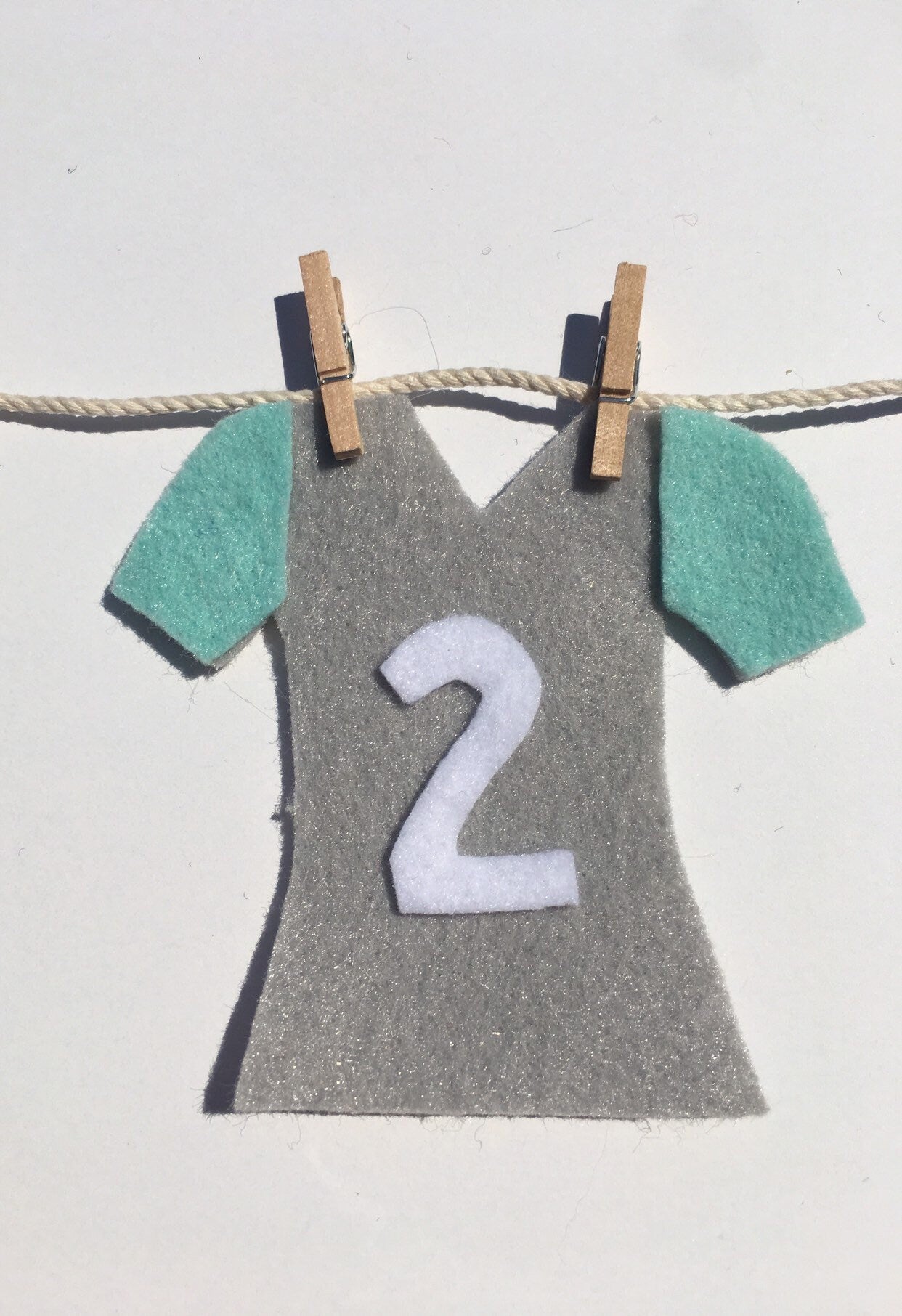 Miniature Felt Volleyball Player's Clothesline Decoration Vollyball Banner Bunting Garland Wall Hanging
