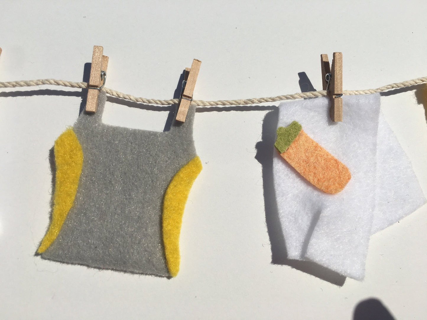 Miniature Felt Tennis Player's Clothesline Tennis Banner Garland Bunting Wall Hanging Home Decor