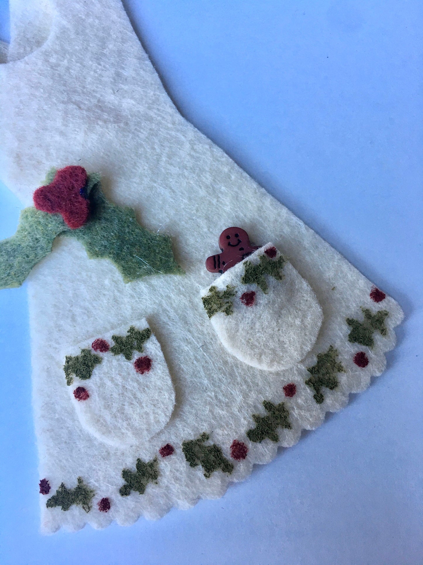 Mrs. Santa Claus at Home Christmas Banner Clothesline Bunting Garland Wall Hanging Decoration