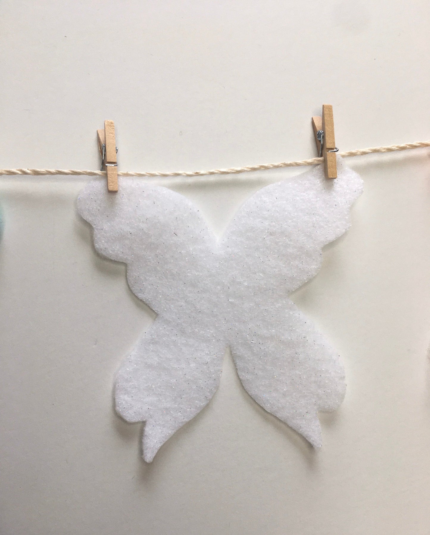Fairy Princess Miniature Felt Clothesline Banner Garland Bunting Wall Hanging Decoration