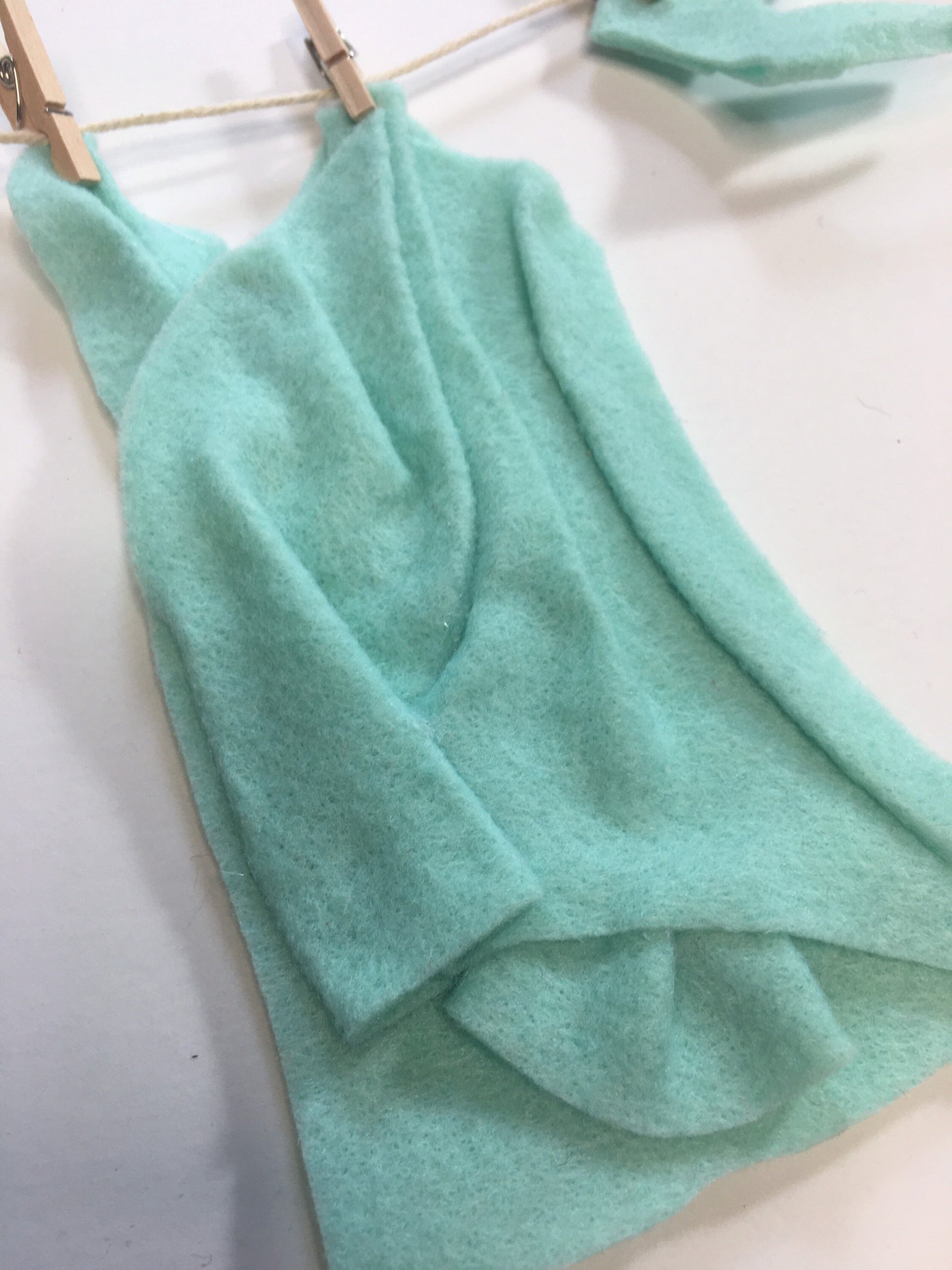 Statue of Liberty Miniature Felt Clothesline Banner Garland Bunting Wall Hanging Decoration for 4th of July