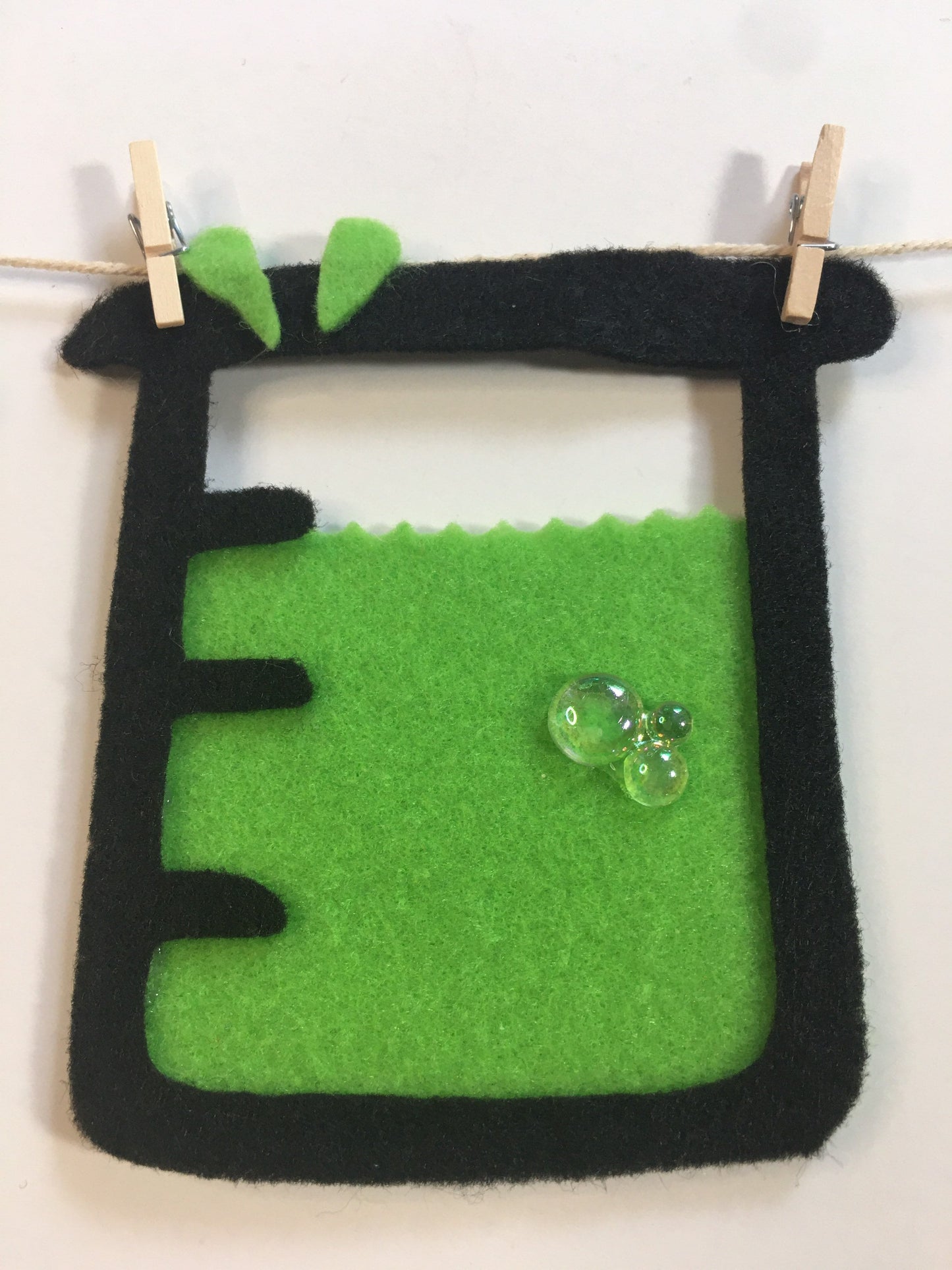 Scientist Miniature Felt Clothesline Banner Garland Bunting Wall Hanging Decoration