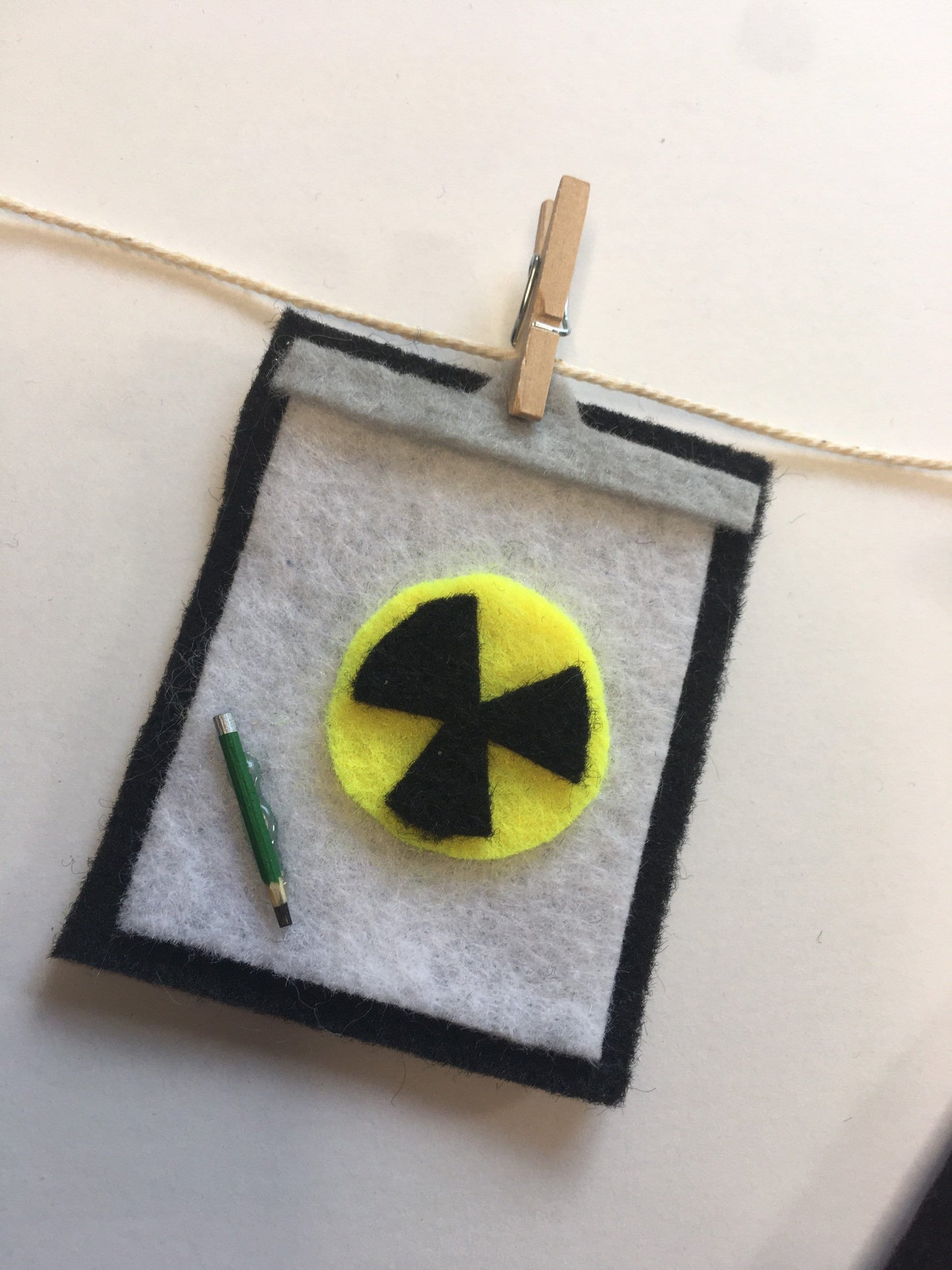 Scientist Miniature Felt Clothesline Banner Garland Bunting Wall Hanging Decoration