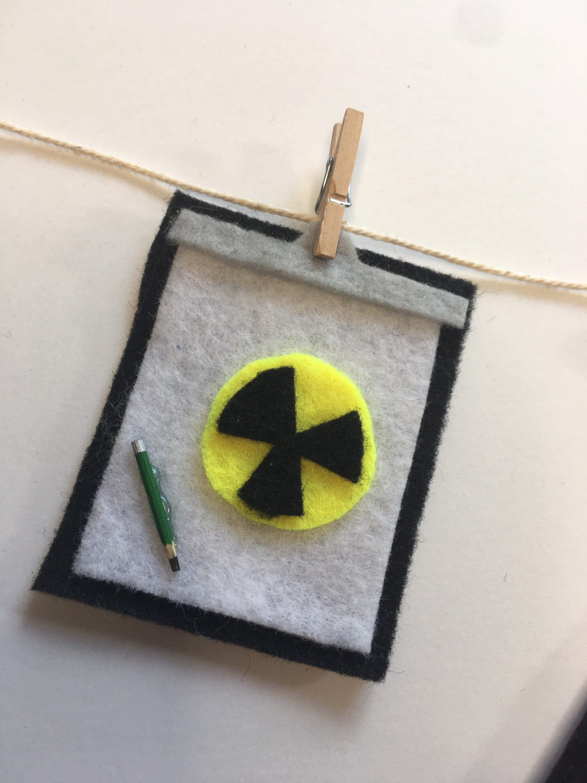 Scientist Miniature Felt Clothesline Banner Garland Bunting Wall Hanging Decoration