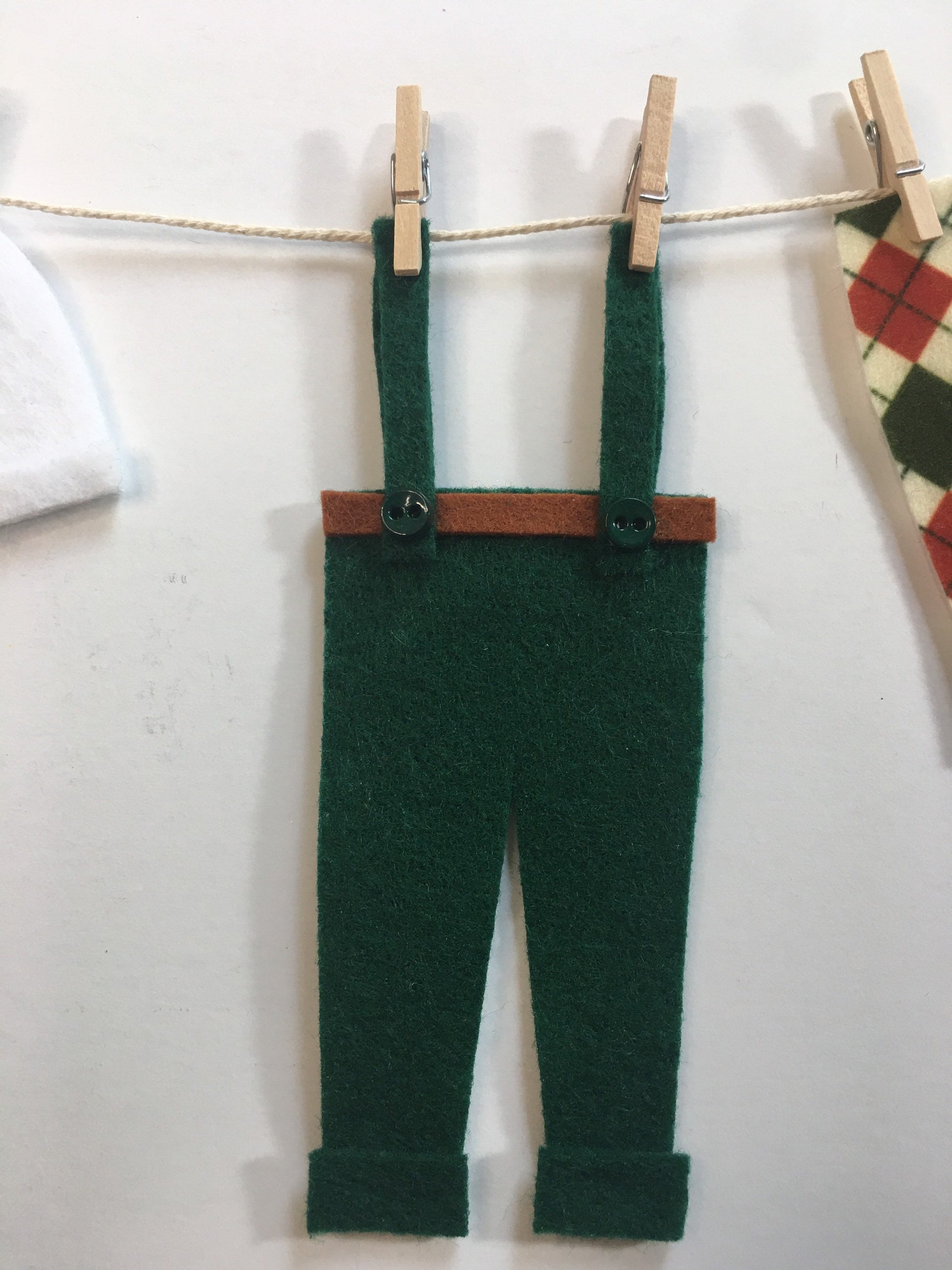 Nerd Clothesline Nerdy Man Banner Hipster Bunting Felt Miniature Wall Hanging Decoration