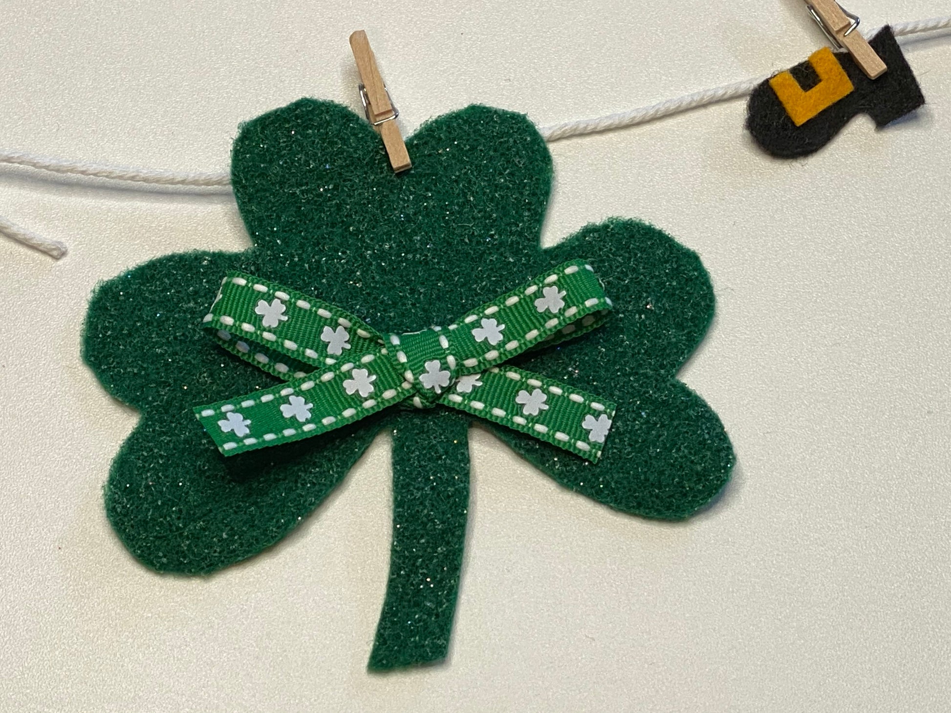 St. Patrick's Day Garland Leprechaun Banner Clothesline Laundry Bunting