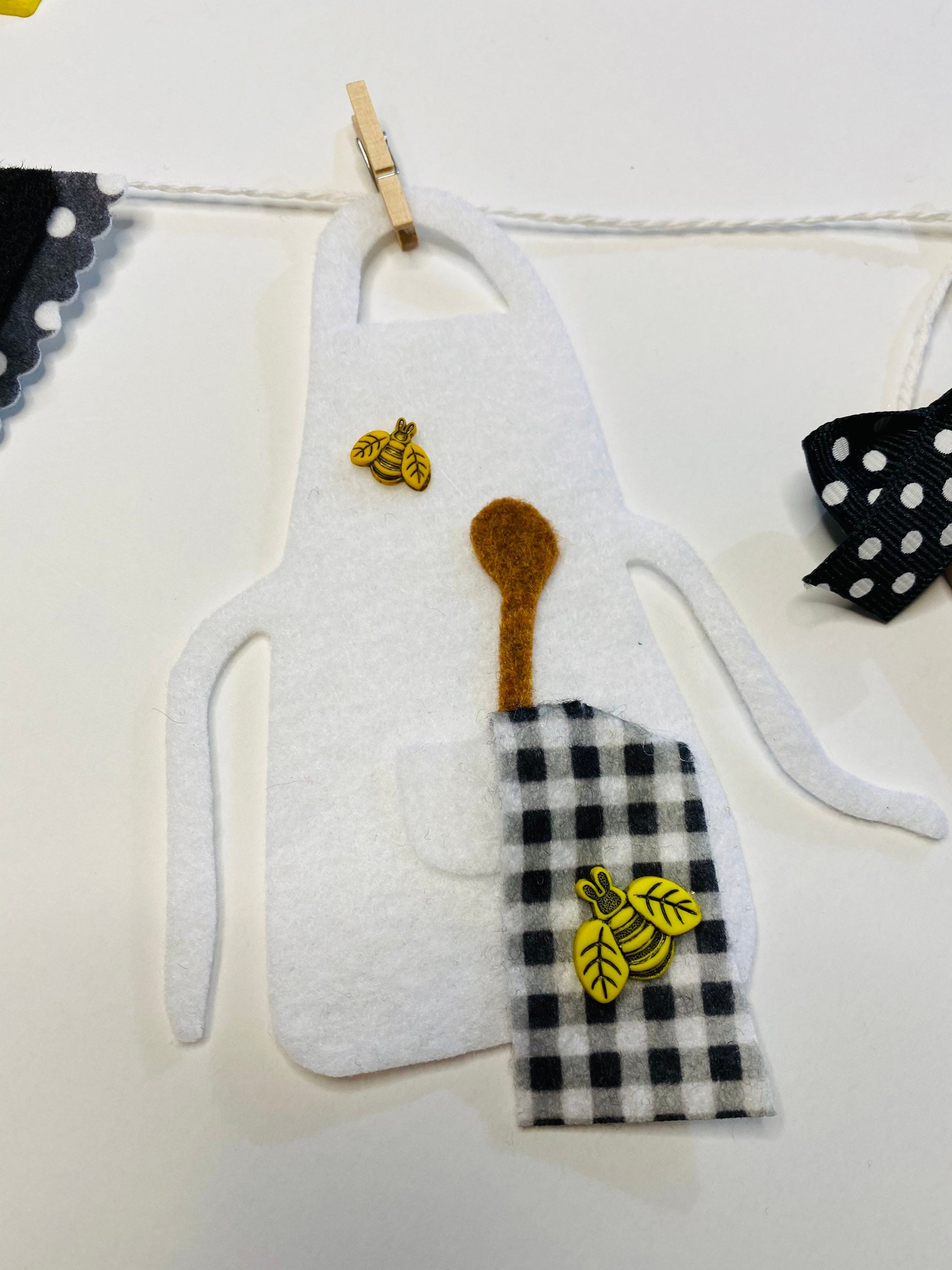 Lemonade Stand Miniature Felt Banner Garland Bunting Wall Hanging Decoration for Spring and Summer