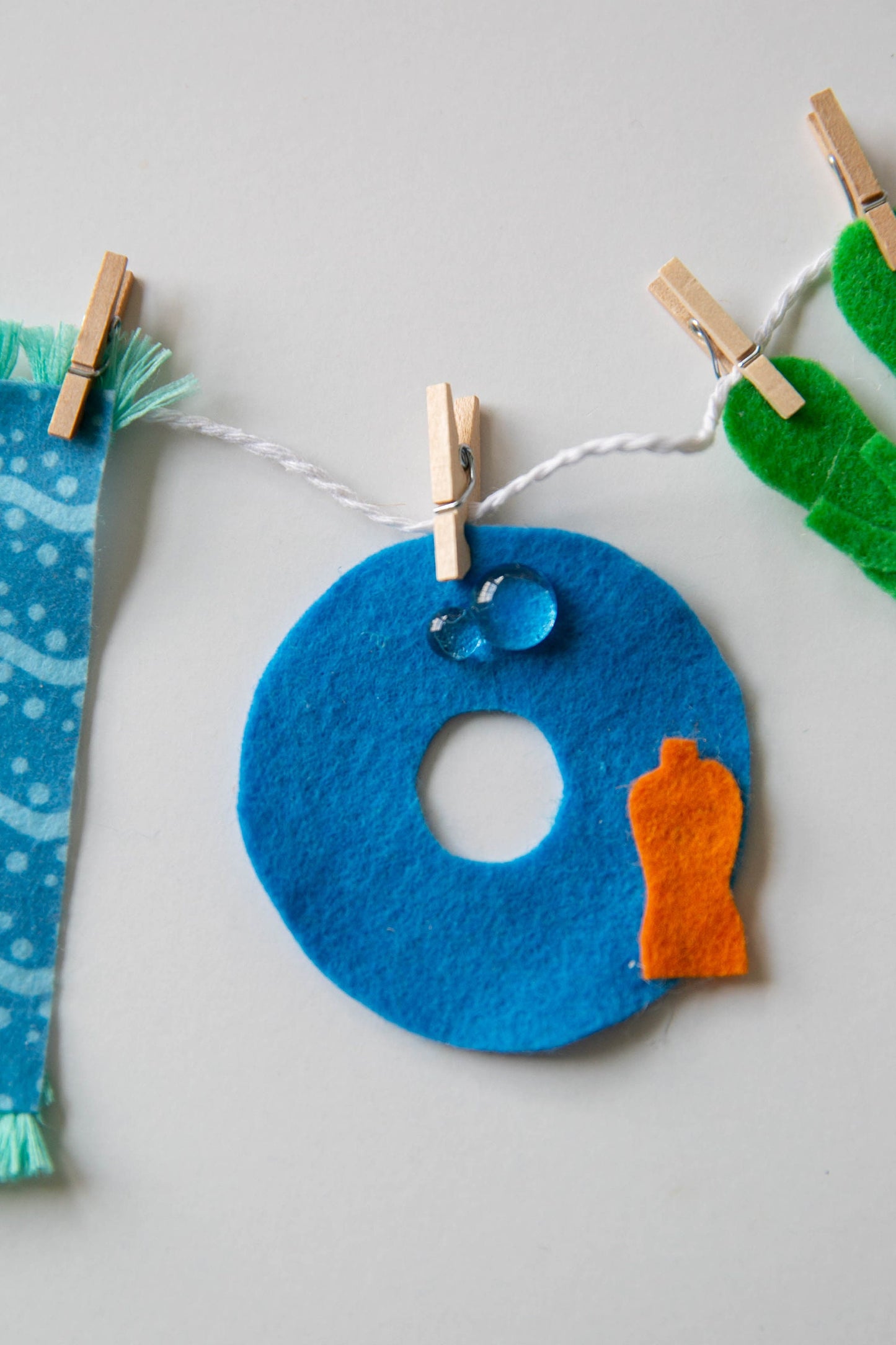 Summer Kid's Pool Swimming Clothesline Banner Garland Bunting Wall Hanging Decoration