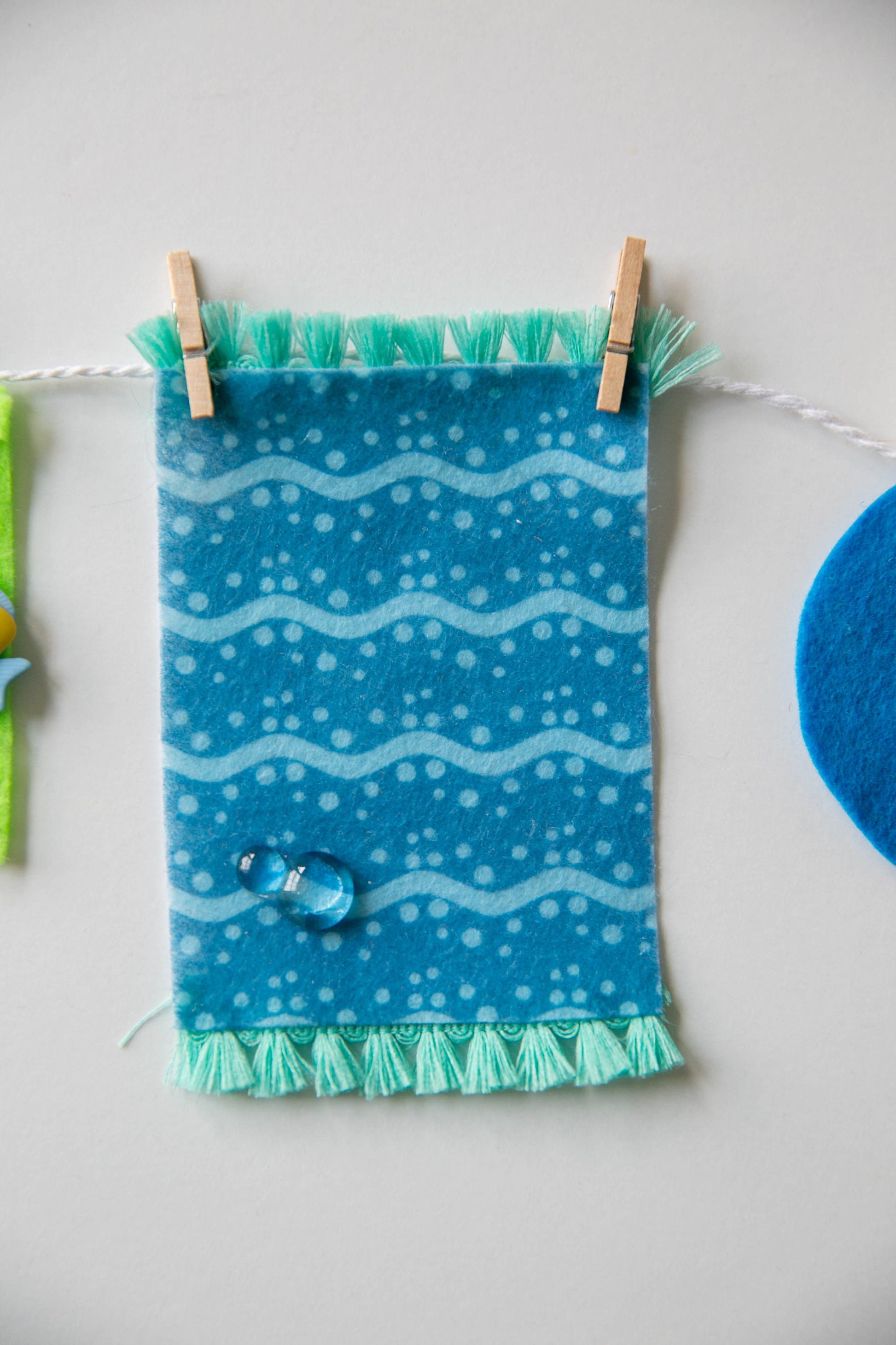 Summer Kid's Pool Swimming Clothesline Banner Garland Bunting Wall Hanging Decoration