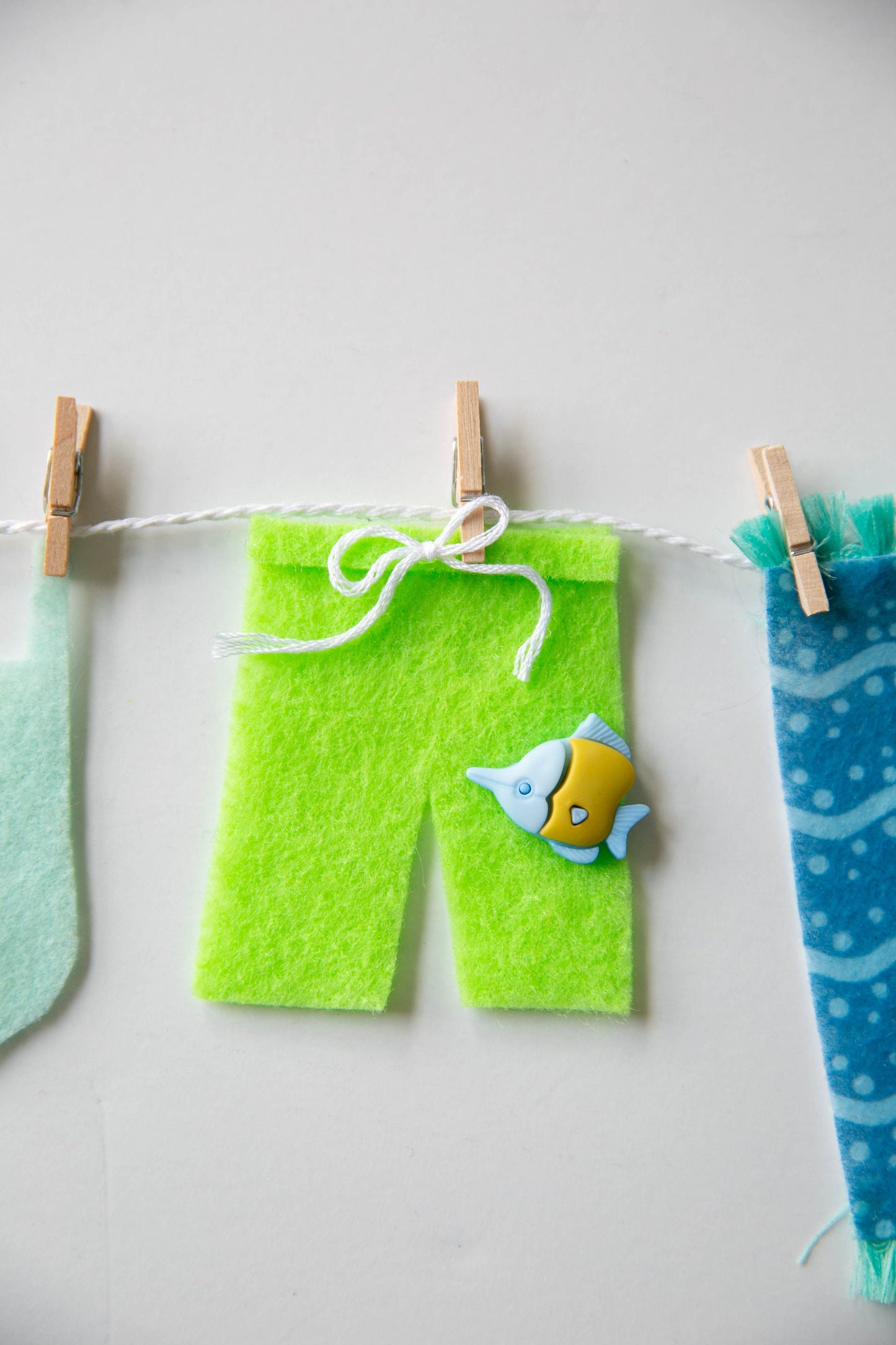 Summer Kid's Pool Swimming Clothesline Banner Garland Bunting Wall Hanging Decoration