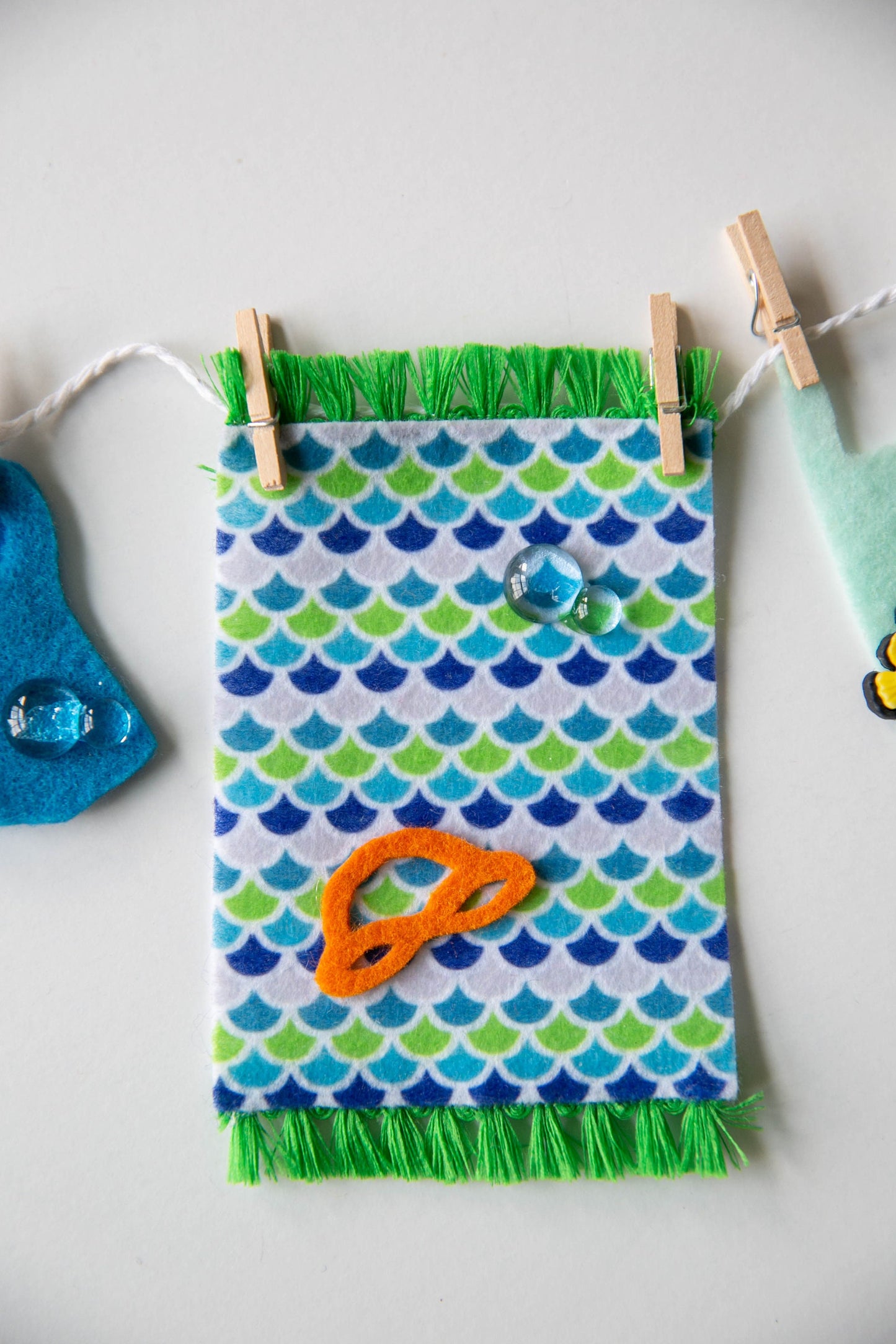 Summer Kid's Pool Swimming Clothesline Banner Garland Bunting Wall Hanging Decoration