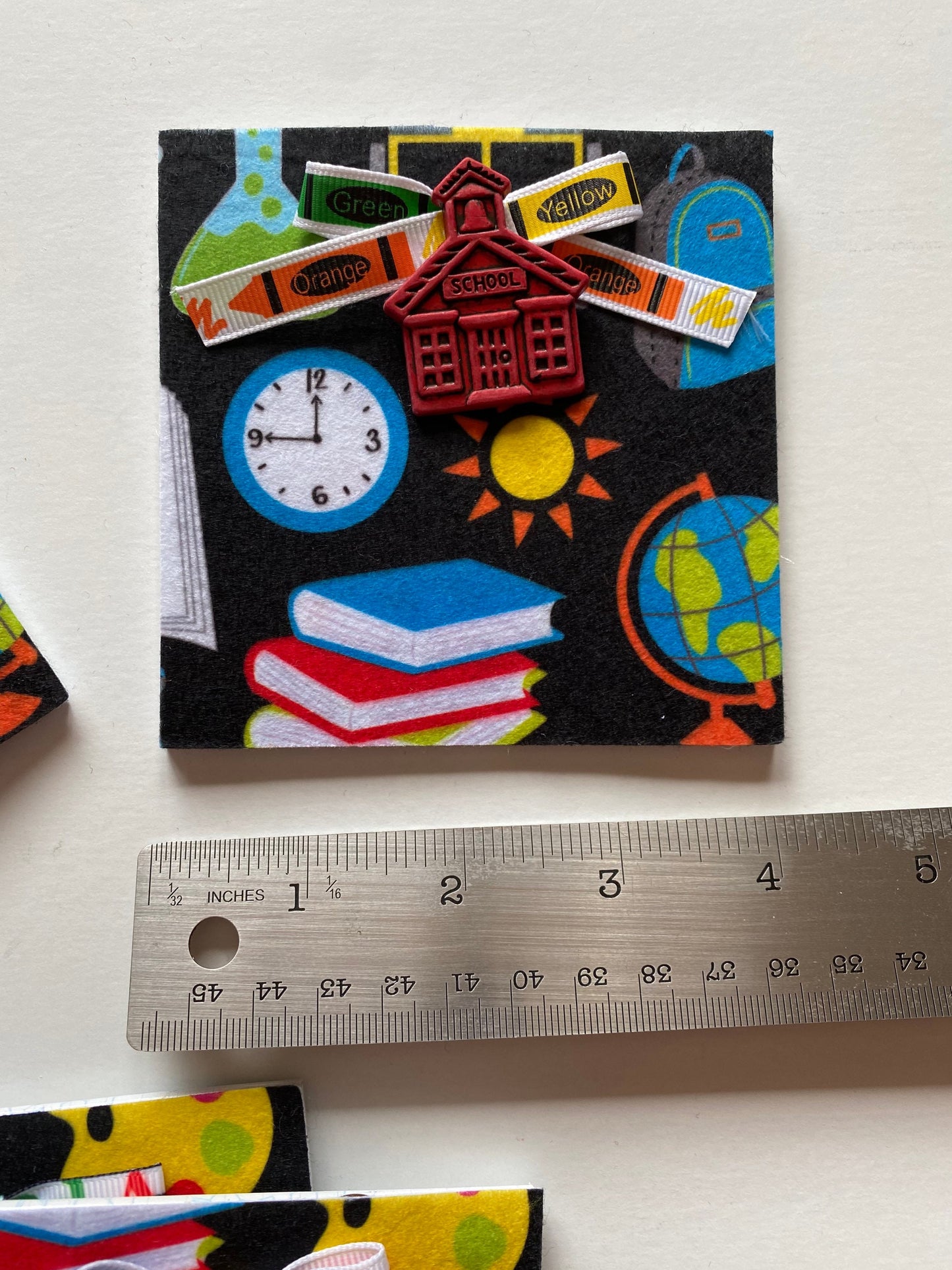 School Themed Notepad, Single Blank Book for Teacher Gift, First Day of School Gift, Student Gift Set of 24