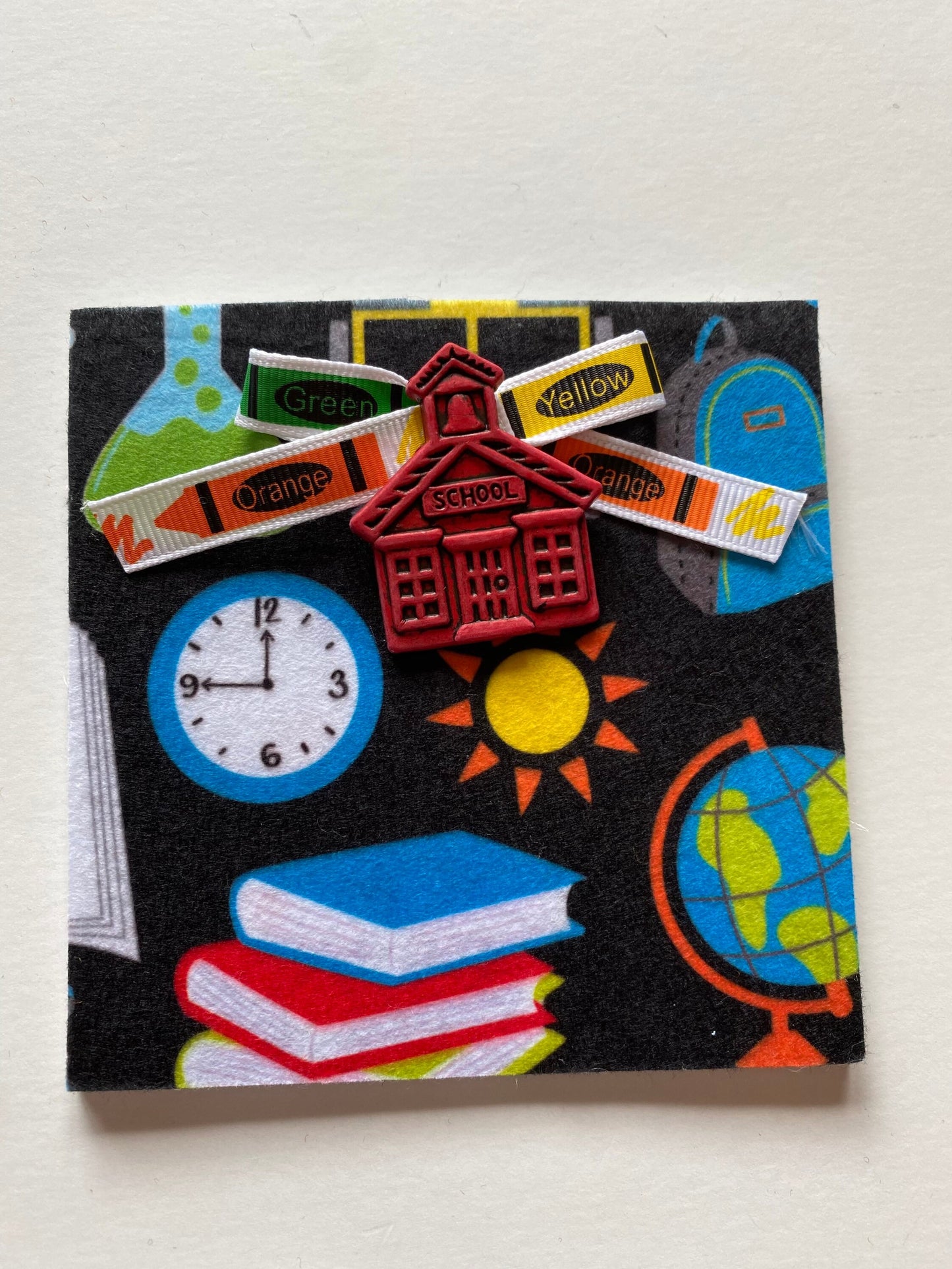 School Themed Notepad, Single Blank Book for Teacher Gift, First Day of School Gift, Student Gift Set of 24