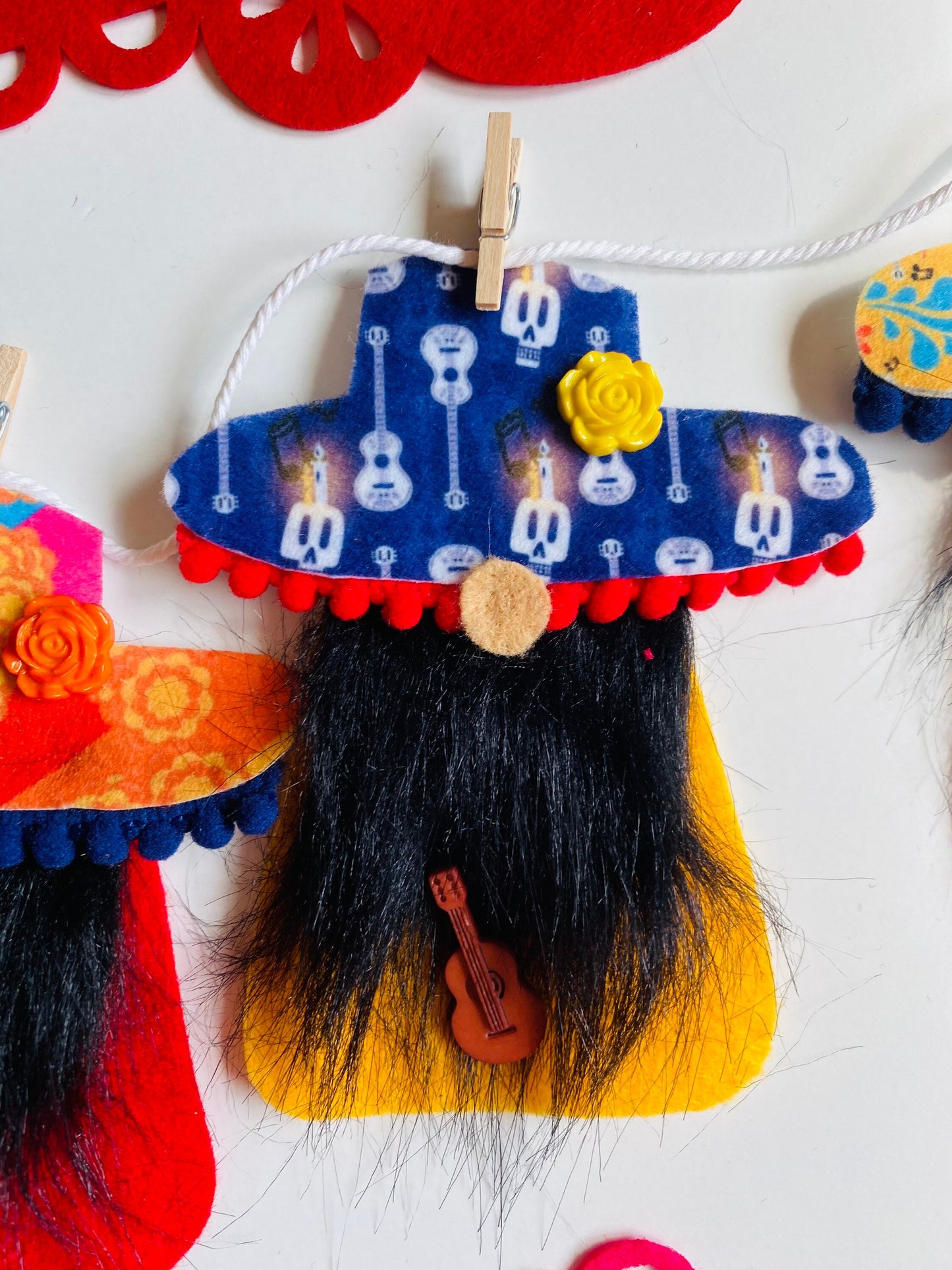 Day of the Dead Gnomes Banner Dia de los Muertos Garland bunting wall hanging decoration