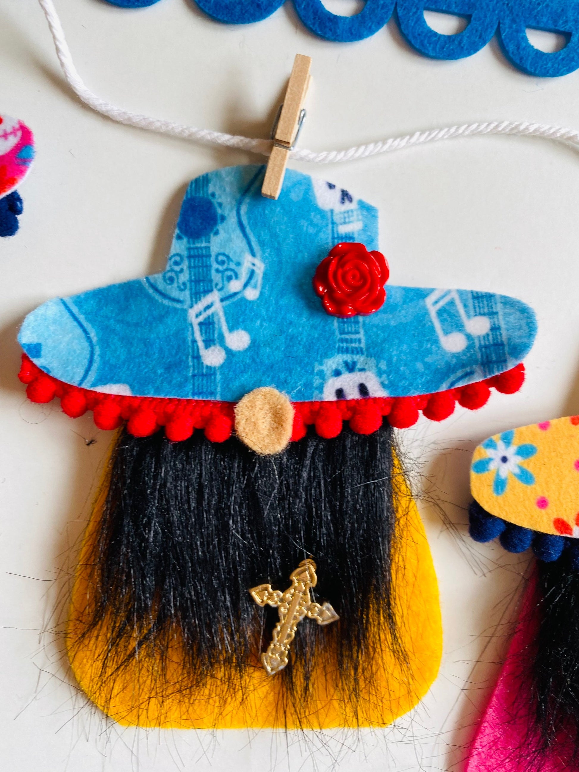 Day of the Dead Gnomes Banner Dia de los Muertos Garland bunting wall hanging decoration