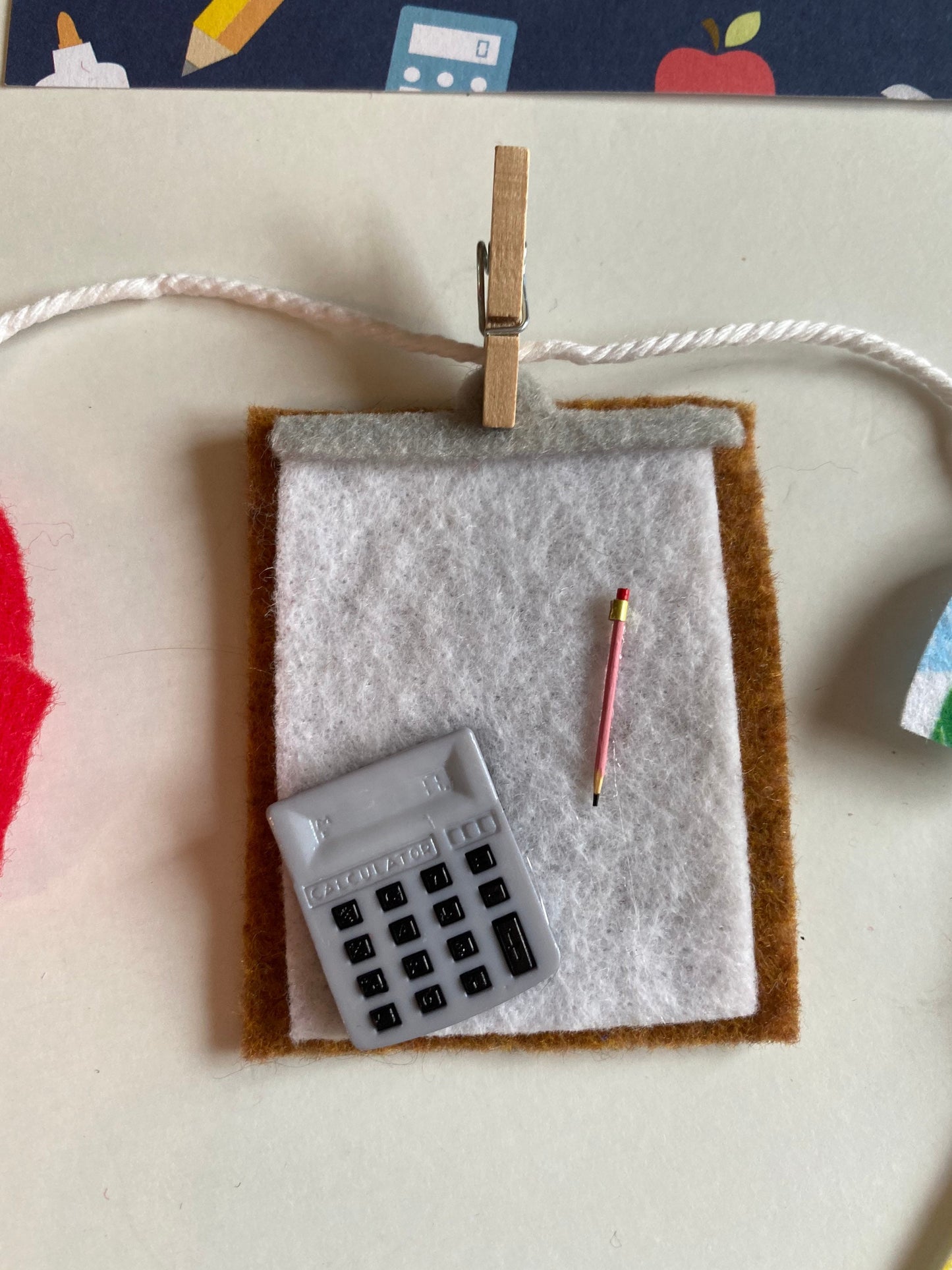 School Teacher Outfit Clothesline Banner Garland Educator Bunting Back to School Wall Hanging September Decoration for Gift or Classroom